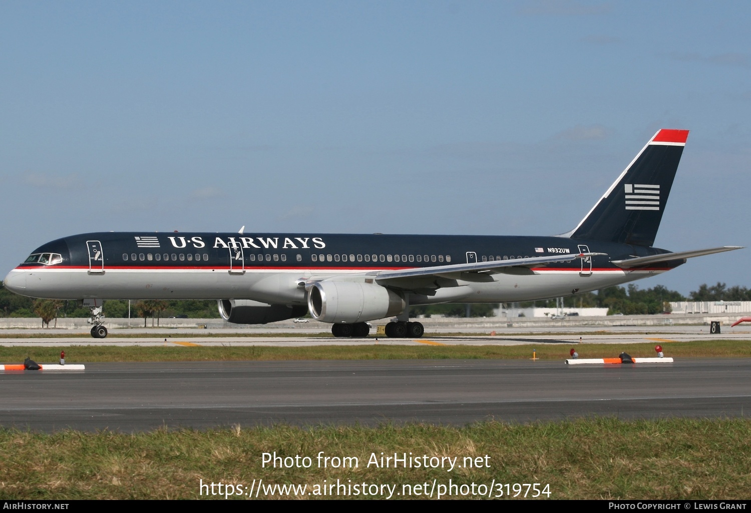 Aircraft Photo of N932UW | Boeing 757-2B7 | US Airways | AirHistory.net #319754