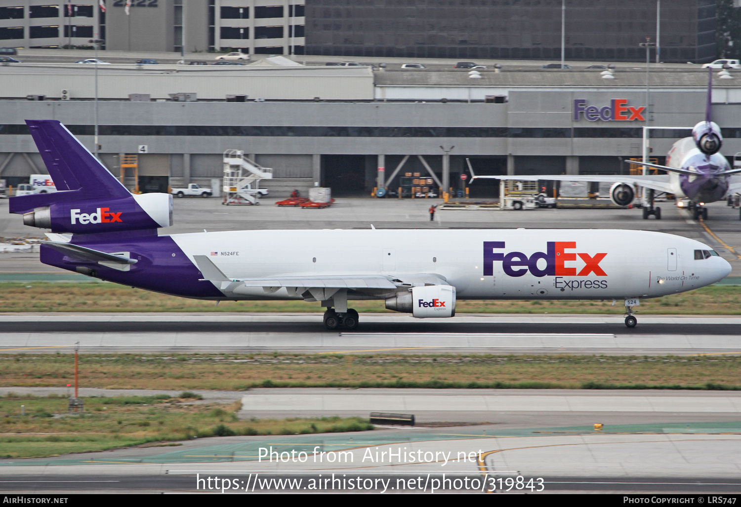 Aircraft Photo of N524FE | McDonnell Douglas MD-11/F | FedEx Express - Federal Express | AirHistory.net #319843