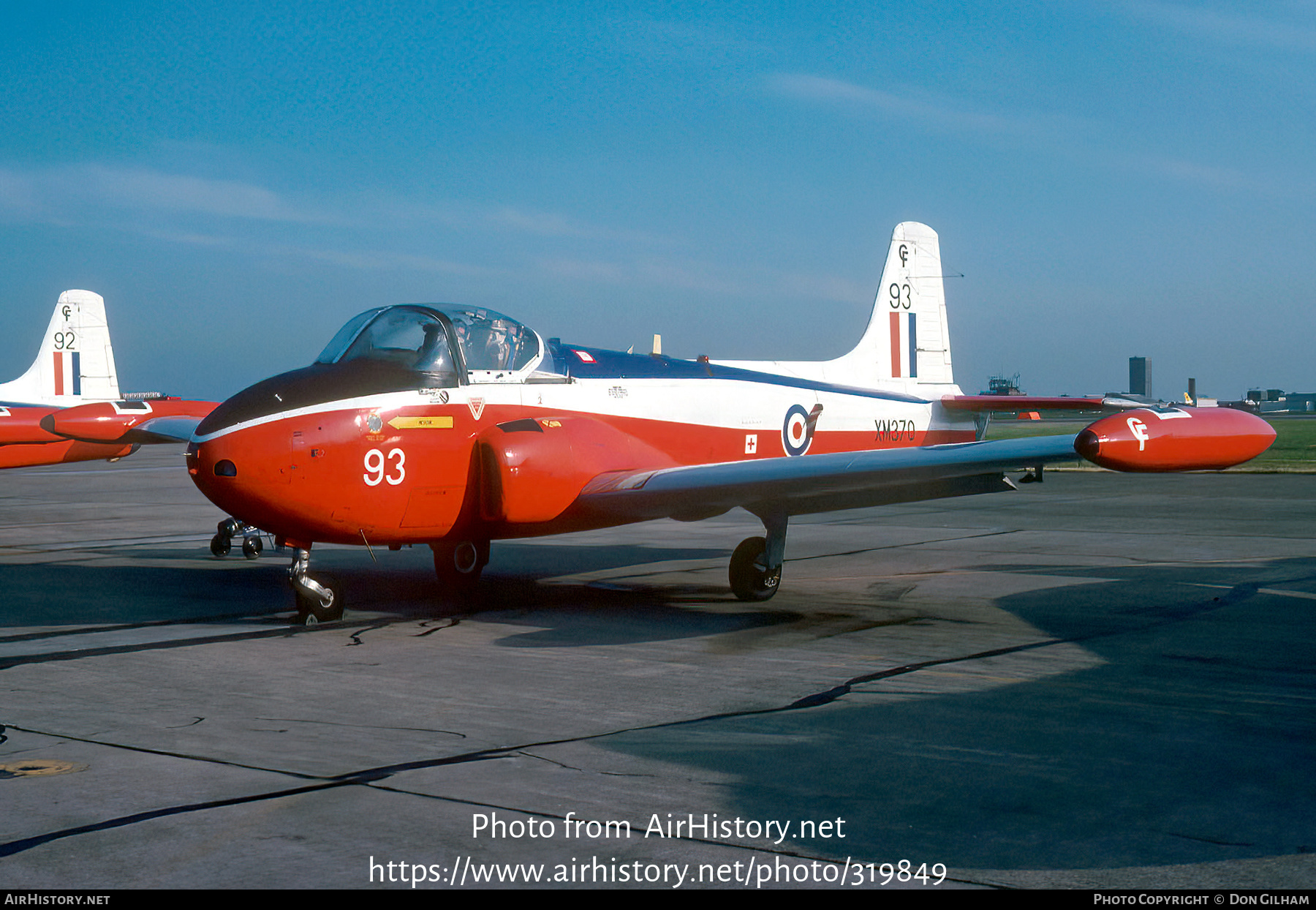 Aircraft Photo of XM370 | BAC 84 Jet Provost T3A | UK - Air Force | AirHistory.net #319849