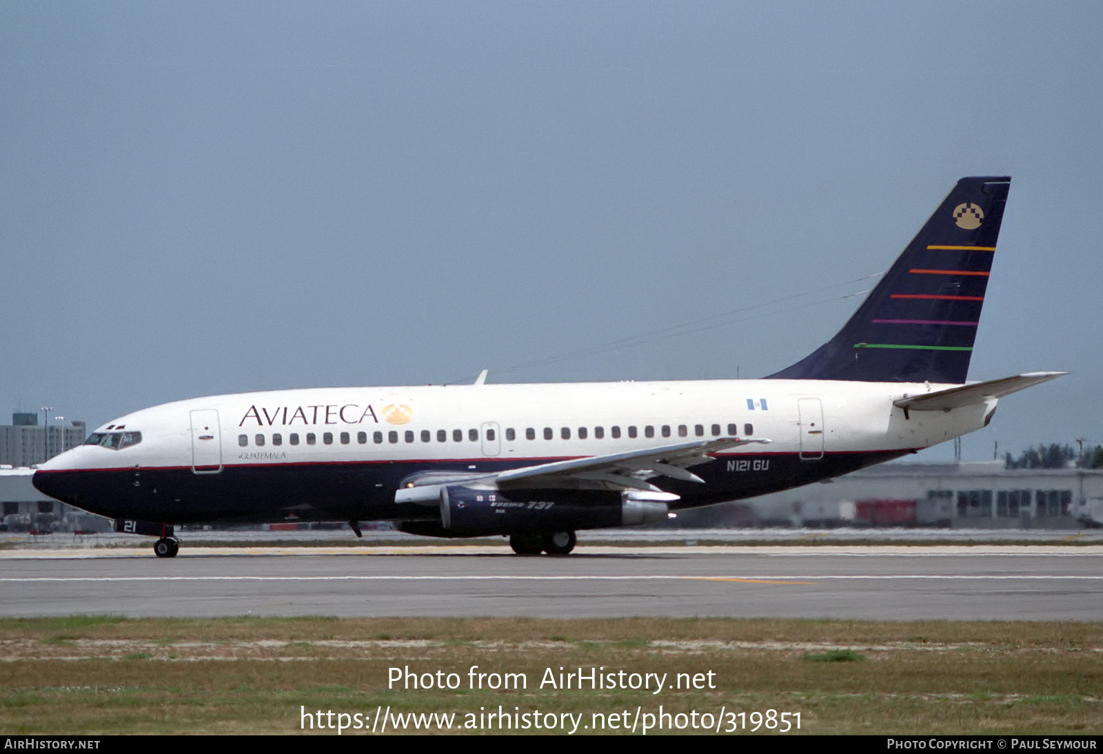 Aircraft Photo of N121GU | Boeing 737-2H6/Adv | Aviateca | AirHistory.net #319851