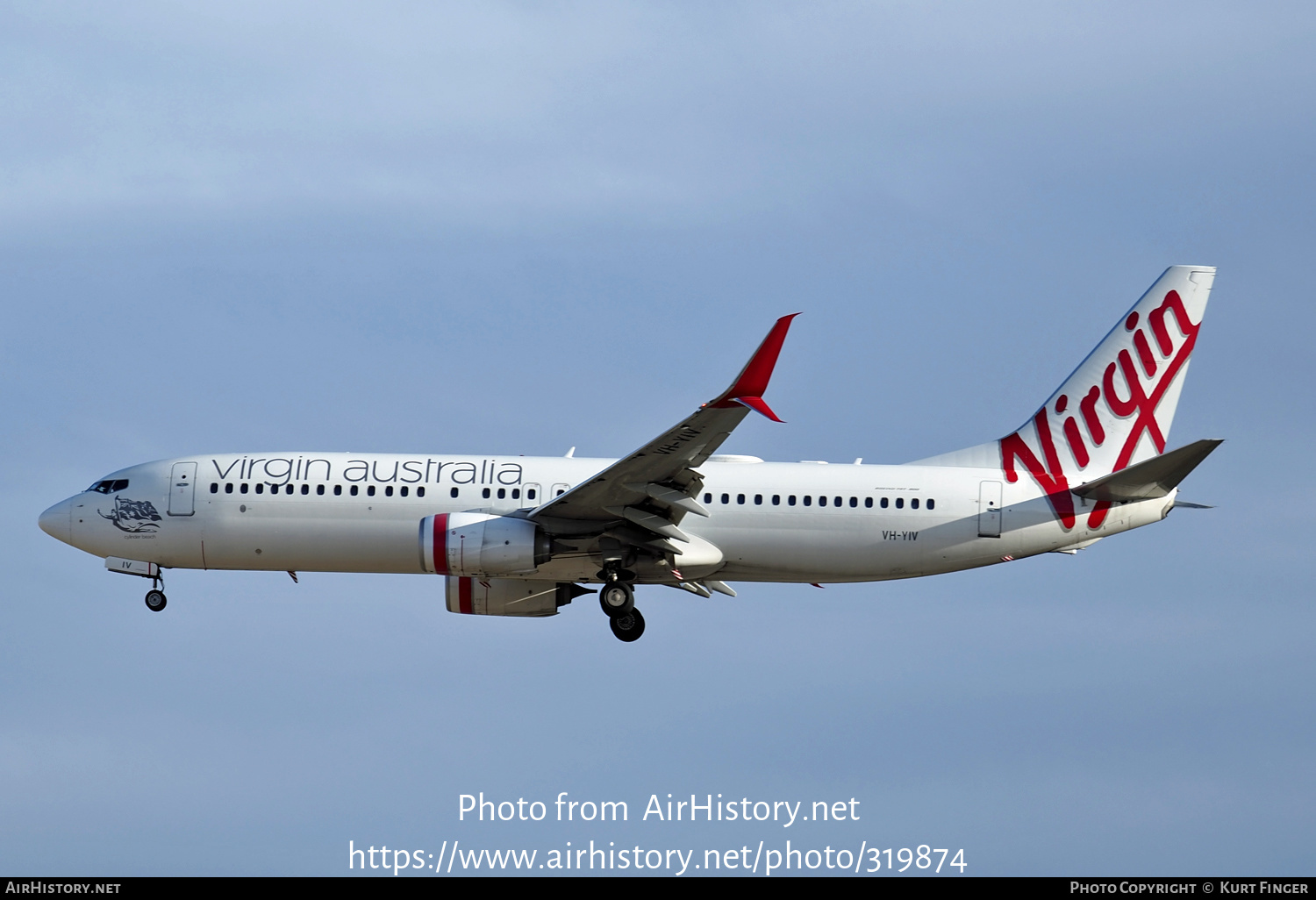 Aircraft Photo of VH-YIV | Boeing 737-8FE | Virgin Australia Airlines | AirHistory.net #319874