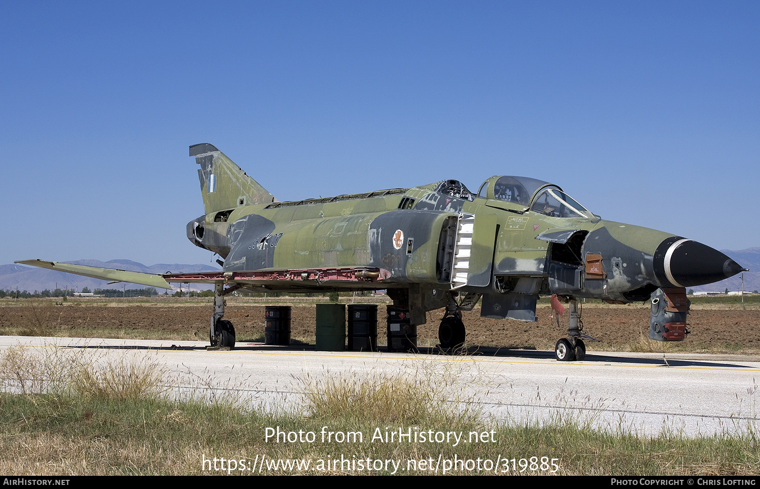 Aircraft Photo of 3507 | McDonnell Douglas RF-4E Phantom II | Greece - Air Force | AirHistory.net #319885