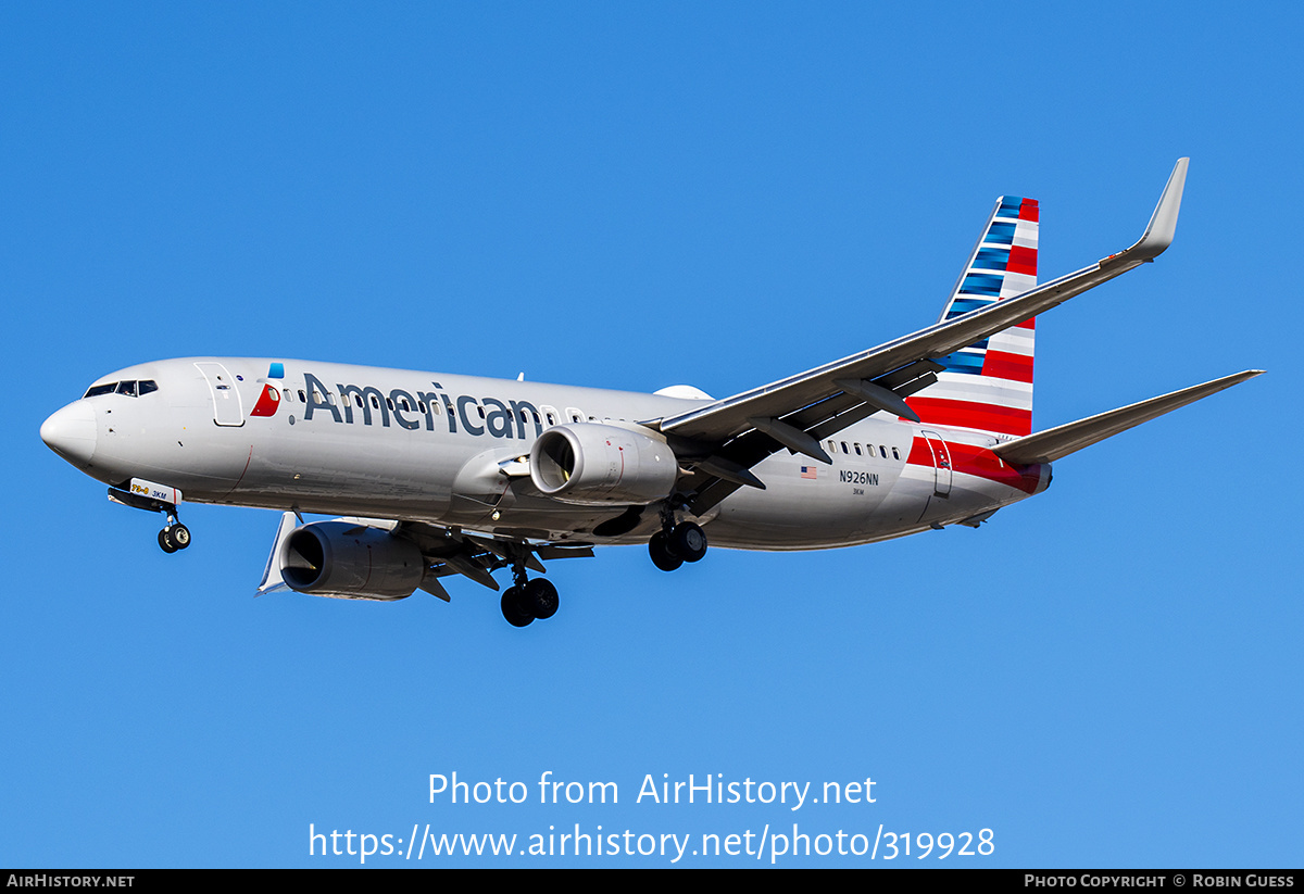 Aircraft Photo of N926NN | Boeing 737-823 | American Airlines | AirHistory.net #319928