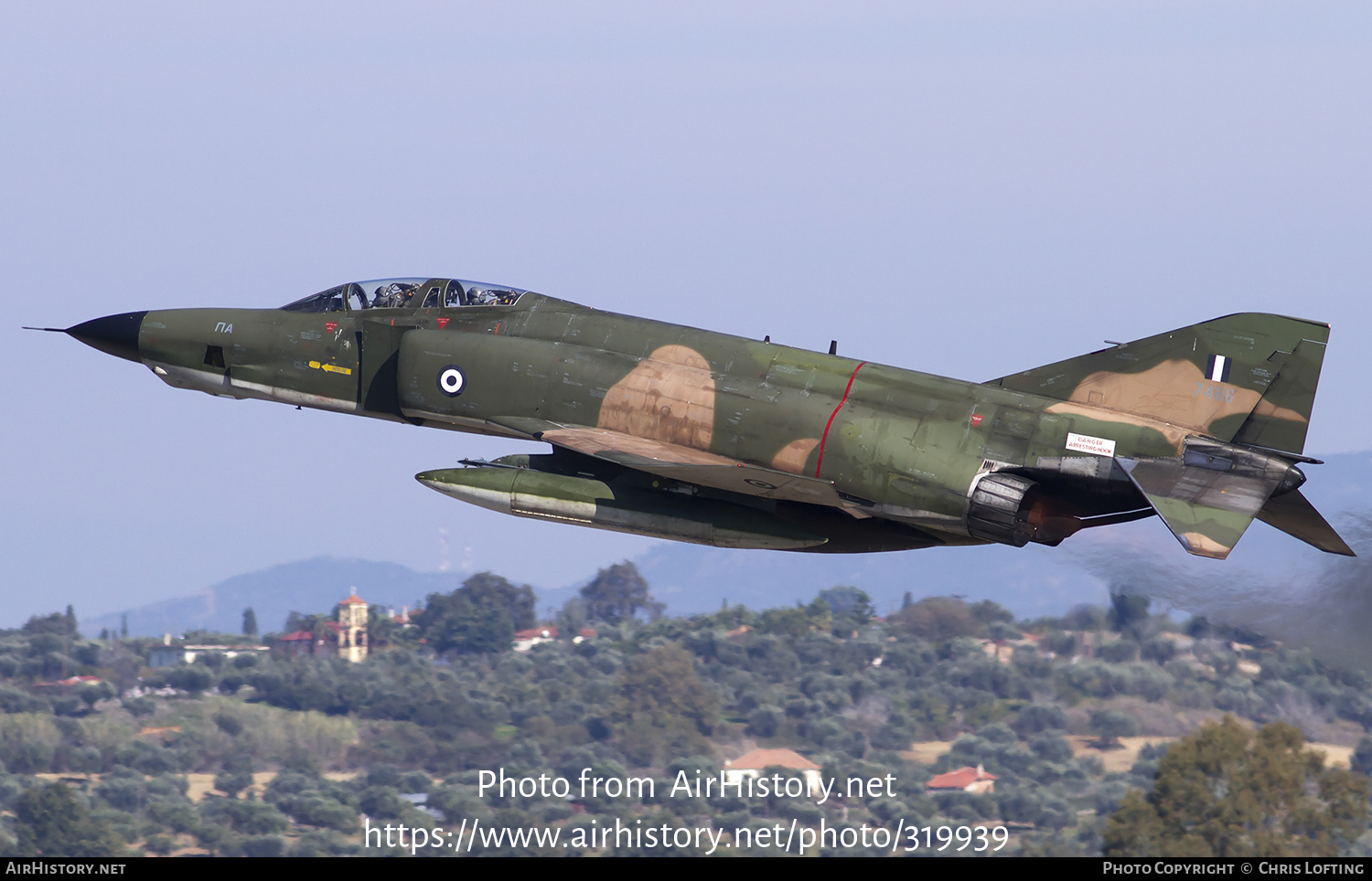 Aircraft Photo of 7486 | McDonnell Douglas RF-4E Phantom II | Greece - Air Force | AirHistory.net #319939