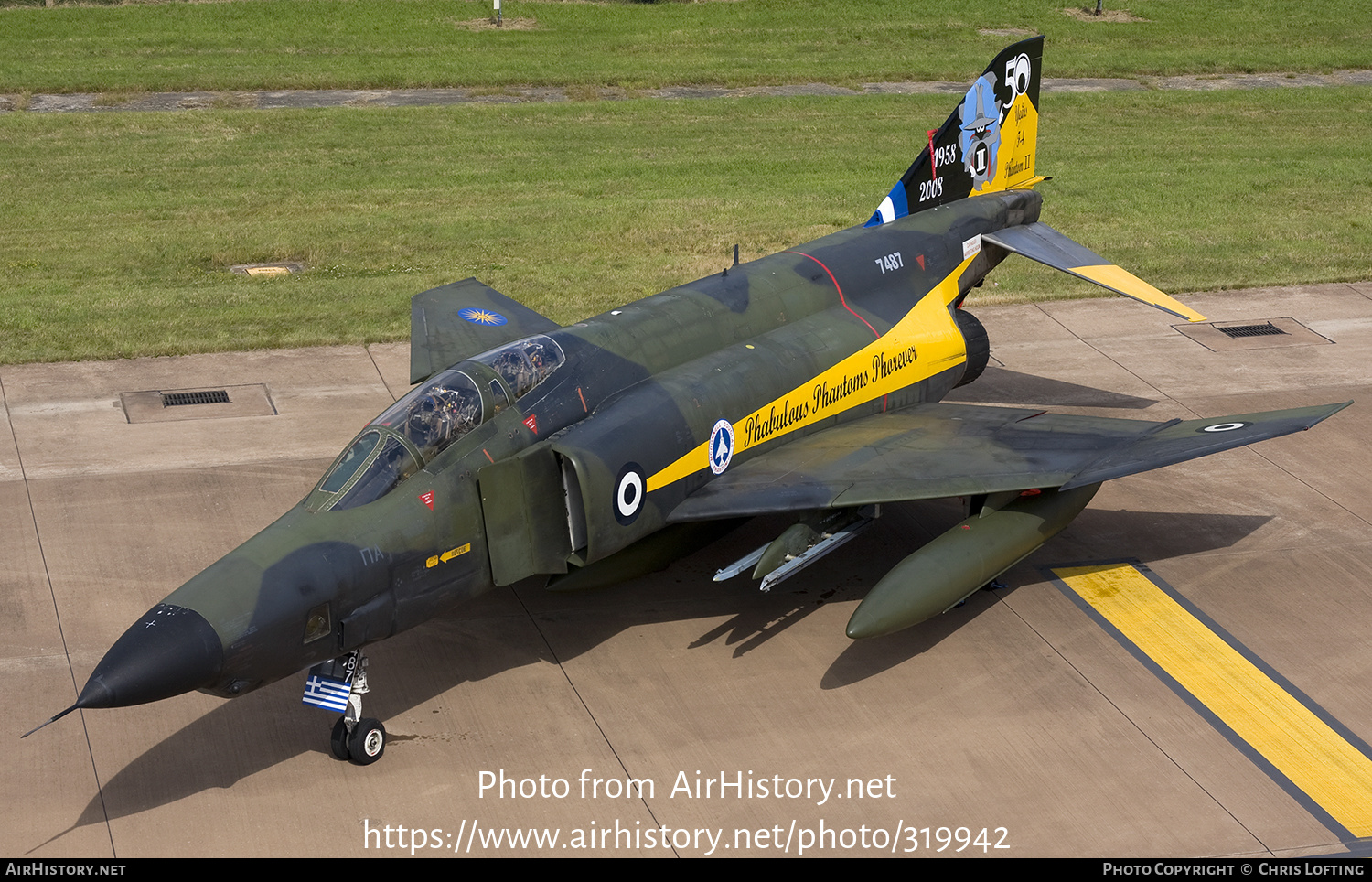 Aircraft Photo of 7487 | McDonnell Douglas RF-4E Phantom II | Greece - Air Force | AirHistory.net #319942