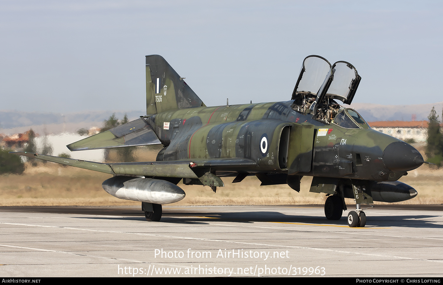 Aircraft Photo of 7506 | McDonnell Douglas RF-4E Phantom II | Greece - Air Force | AirHistory.net #319963