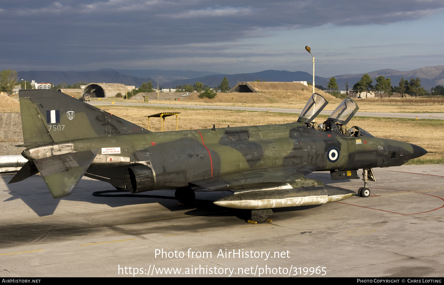 Aircraft Photo of 7507 | McDonnell Douglas RF-4E Phantom II | Greece - Air Force | AirHistory.net #319965