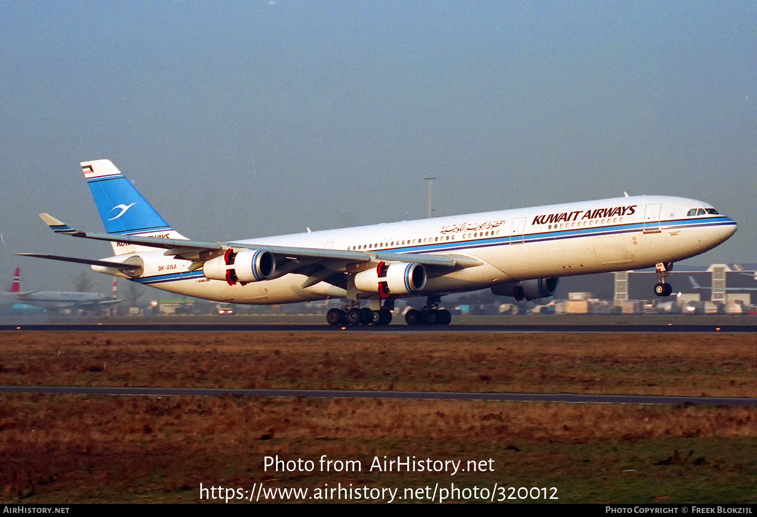 Aircraft Photo of 9K-ANA | Airbus A340-313 | Kuwait Airways | AirHistory.net #320012