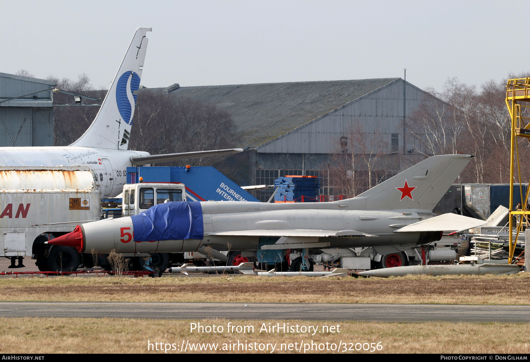 Aircraft Photo of G-BRAM / 503 | Mikoyan-Gurevich MiG-21PF | Soviet Union - Air Force | AirHistory.net #320056