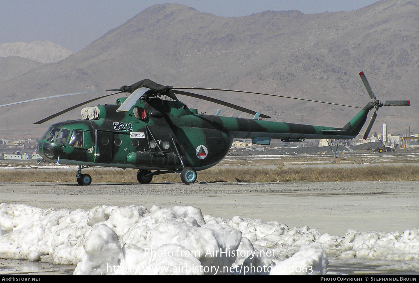 Aircraft Photo of 522 | Mil Mi-8MT | Afghanistan - Air Force | AirHistory.net #320063