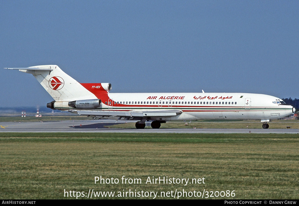 Aircraft Photo of 7T-VEV | Boeing 727-2D6/Adv | Air Algérie | AirHistory.net #320086