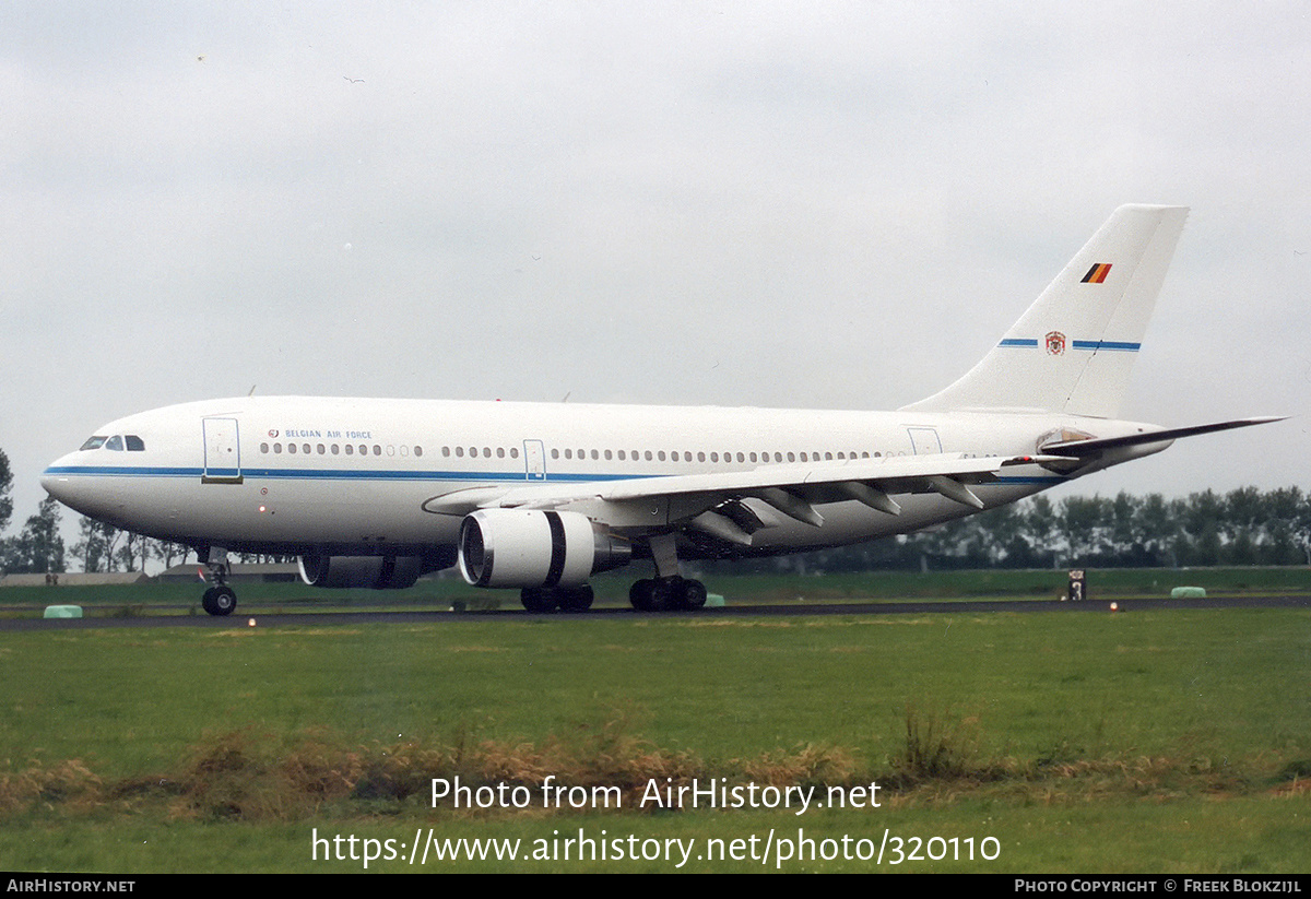 Aircraft Photo of CA-02 | Airbus A310-222 | Belgium - Air Force | AirHistory.net #320110