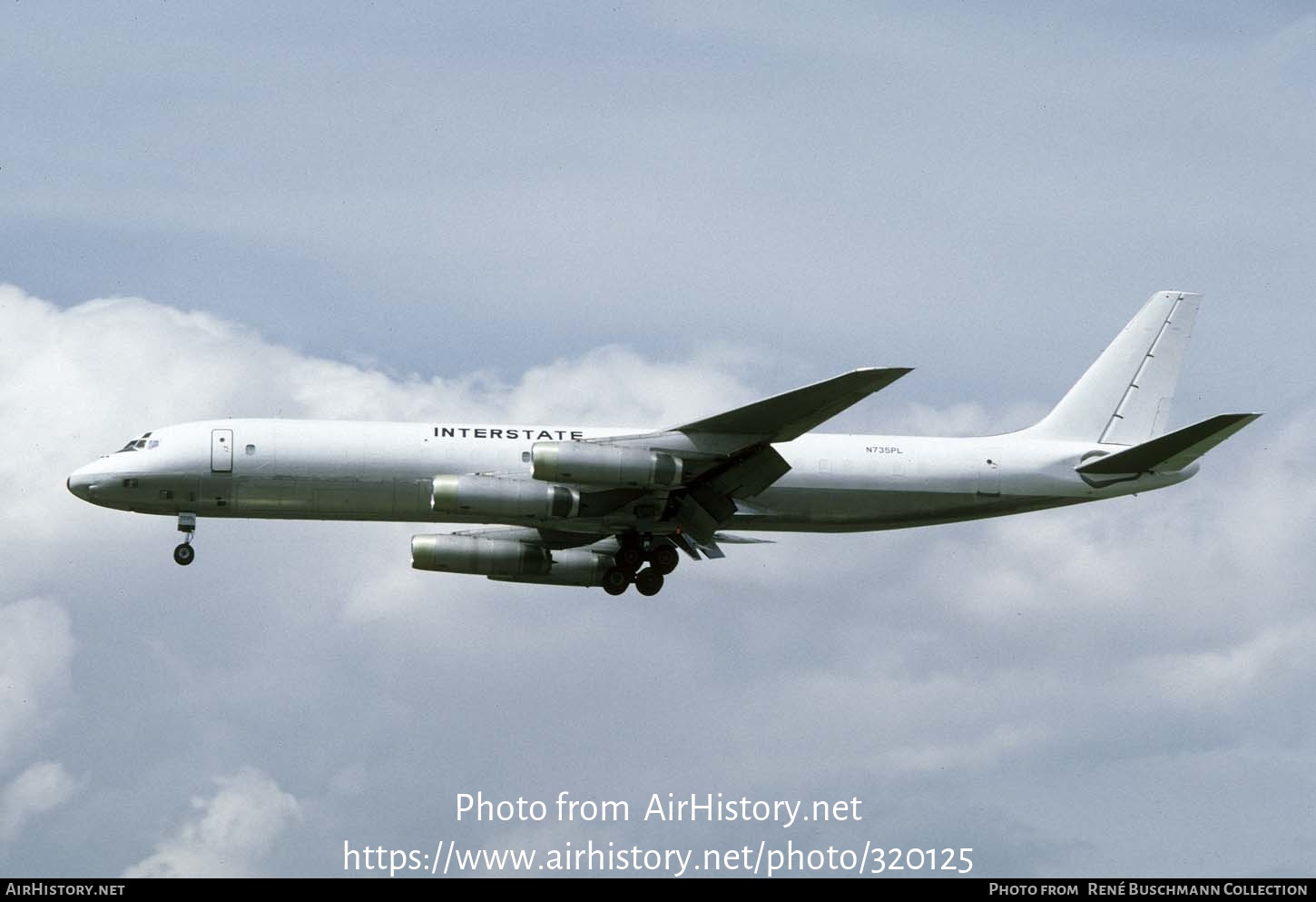 Aircraft Photo of N735PL | McDonnell Douglas DC-8-62H(F) | Interstate Airlines | AirHistory.net #320125