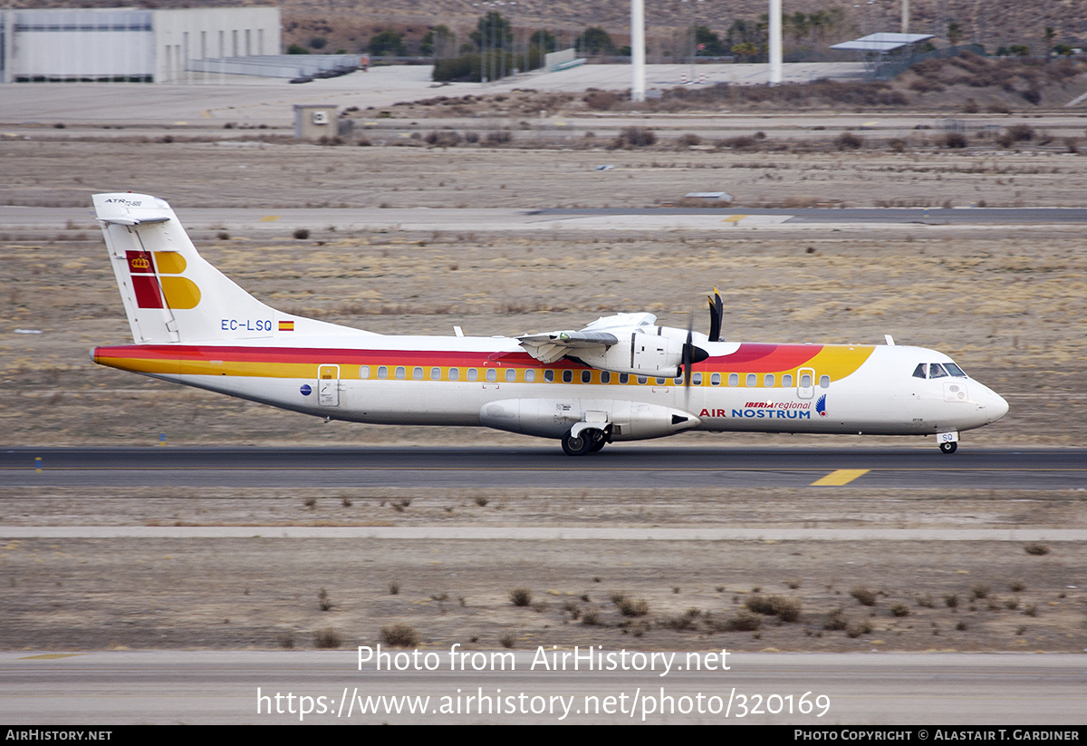 Aircraft Photo of EC-LSQ | ATR ATR-72-600 (ATR-72-212A) | Iberia Regional | AirHistory.net #320169