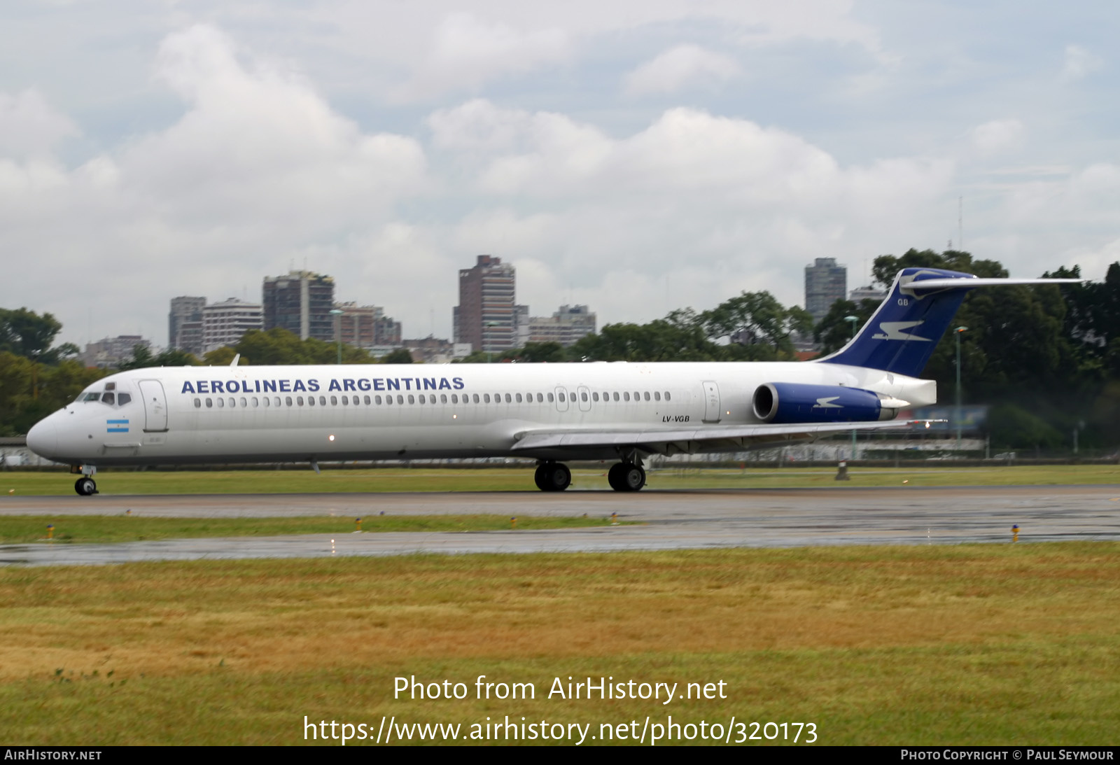 Aircraft Photo of LV-VGB | McDonnell Douglas MD-88 | Aerolíneas Argentinas | AirHistory.net #320173