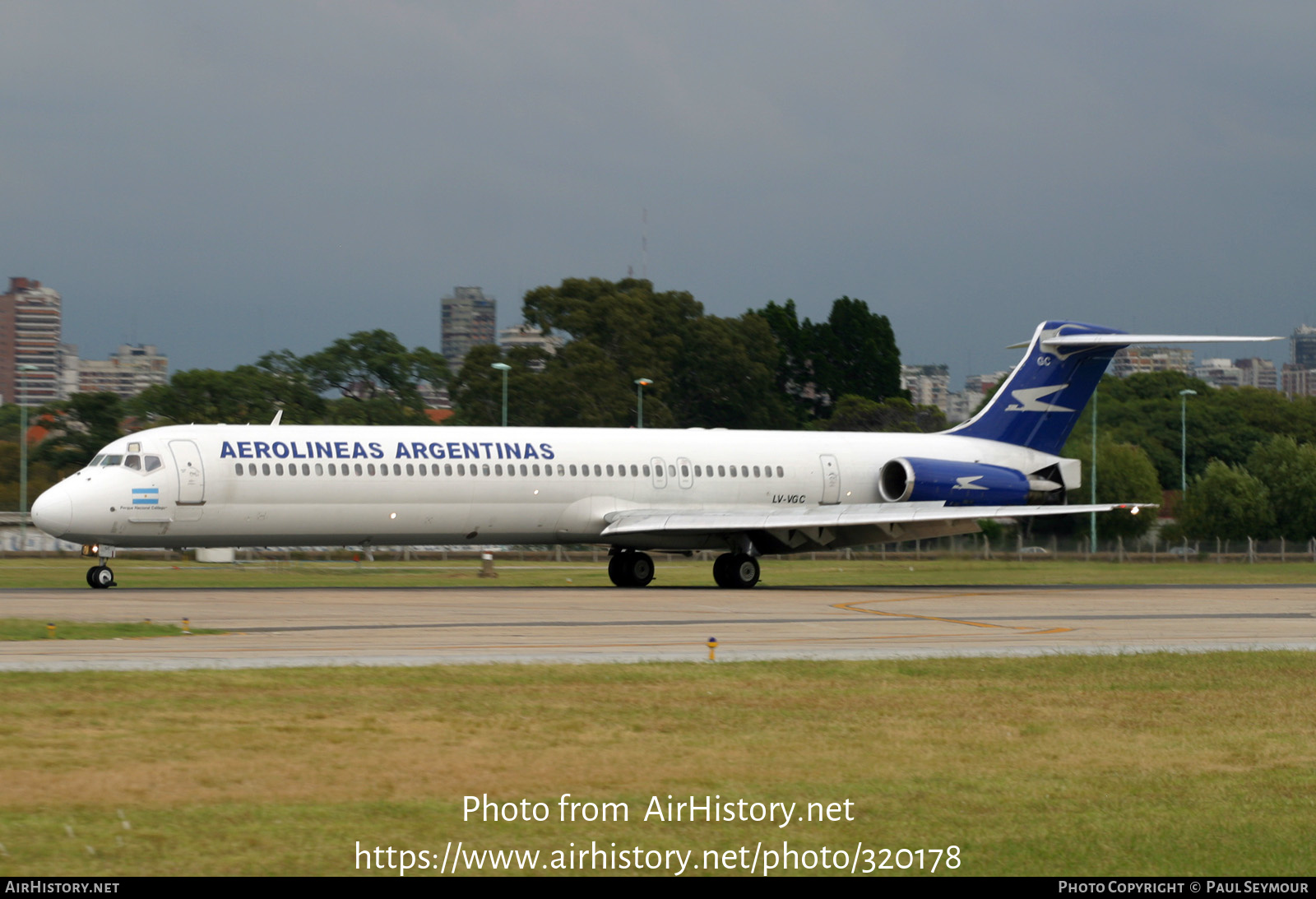 Aircraft Photo of LV-VGC | McDonnell Douglas MD-88 | Aerolíneas Argentinas | AirHistory.net #320178