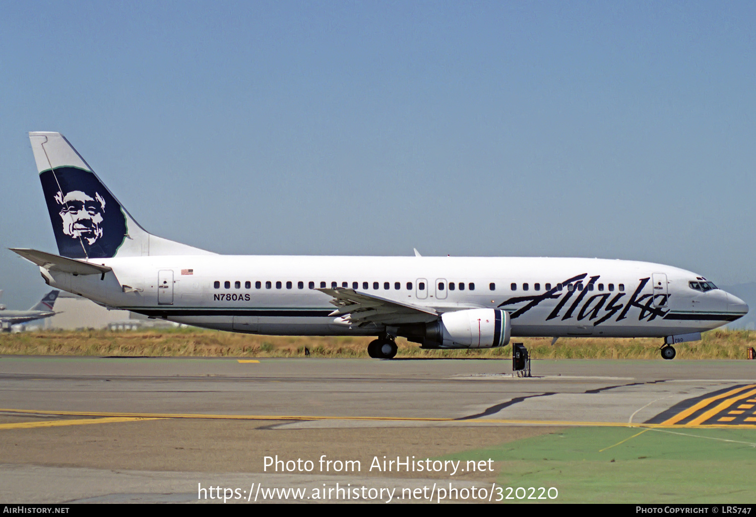 Aircraft Photo of N780AS | Boeing 737-4Q8 | Alaska Airlines | AirHistory.net #320220