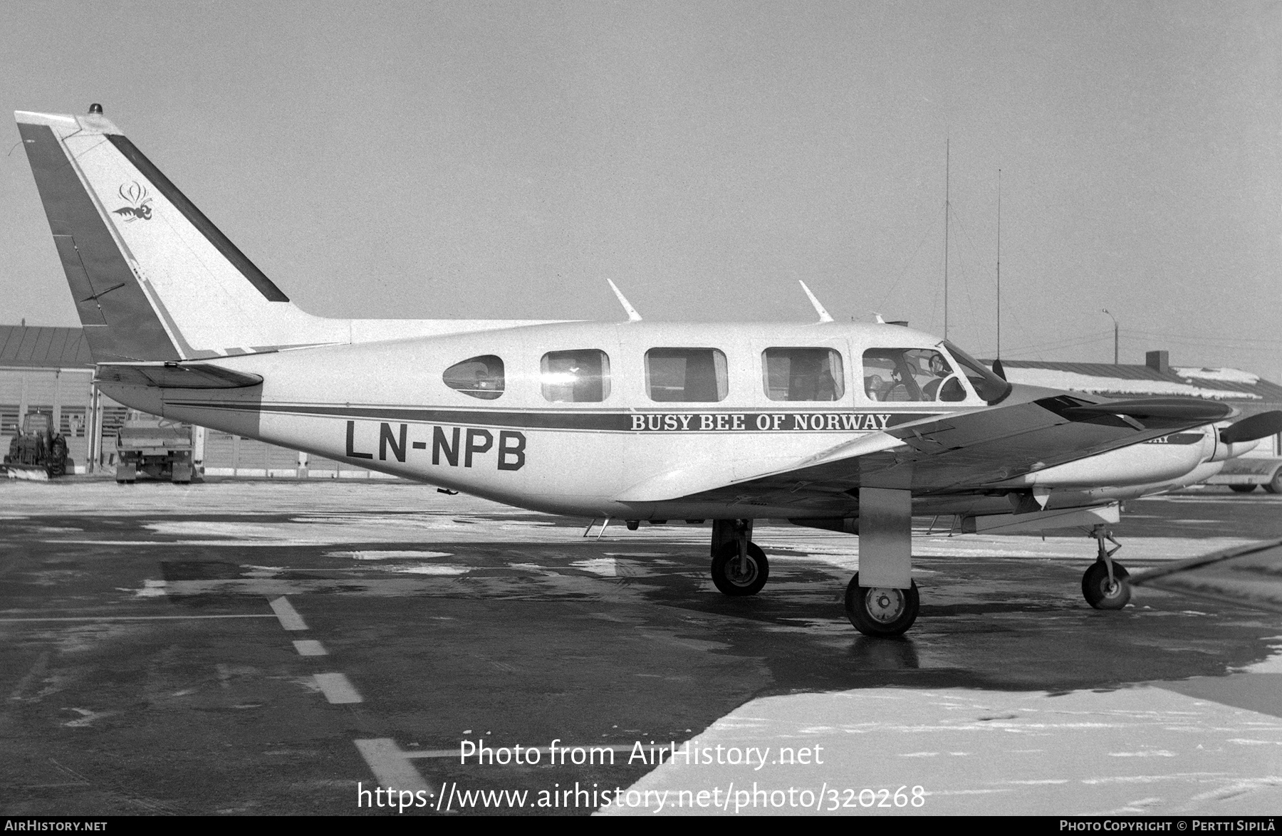 Aircraft Photo of LN-NPB | Piper PA-31-310 Navajo | Busy Bee of Norway | AirHistory.net #320268