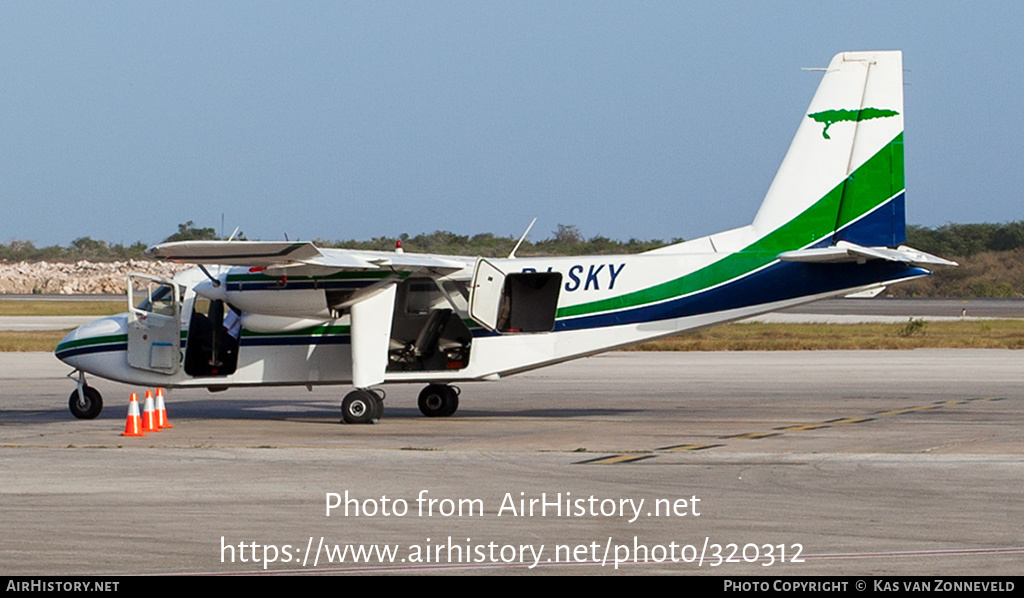 Aircraft Photo of PJ-SKY | Britten-Norman BN-2A-26 Islander | Divi Divi Air | AirHistory.net #320312