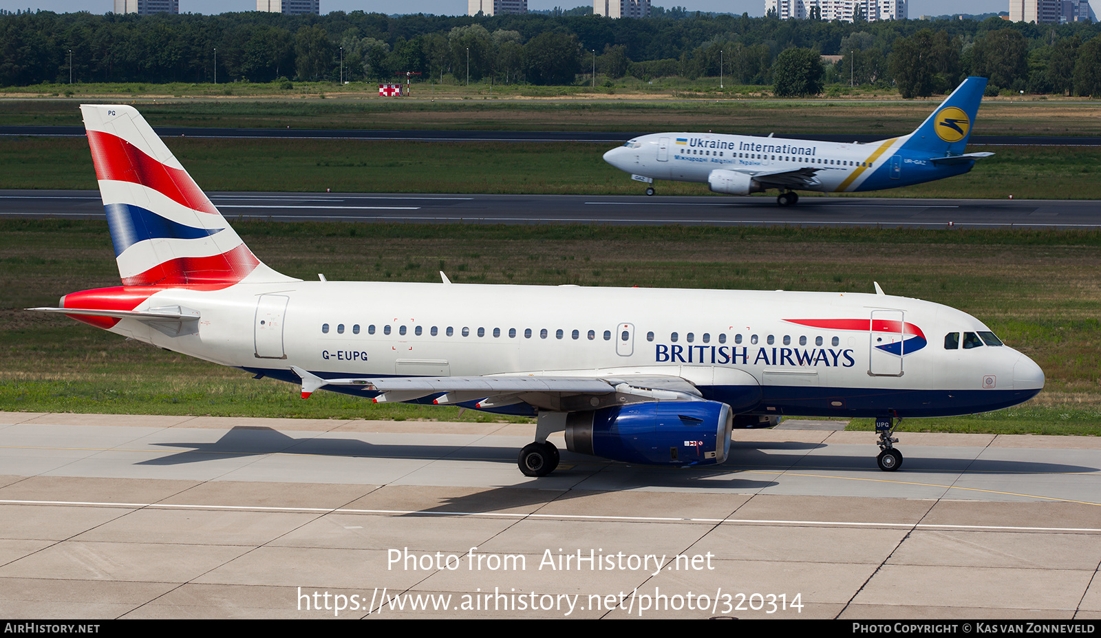 Aircraft Photo of G-EUPG | Airbus A319-131 | British Airways | AirHistory.net #320314