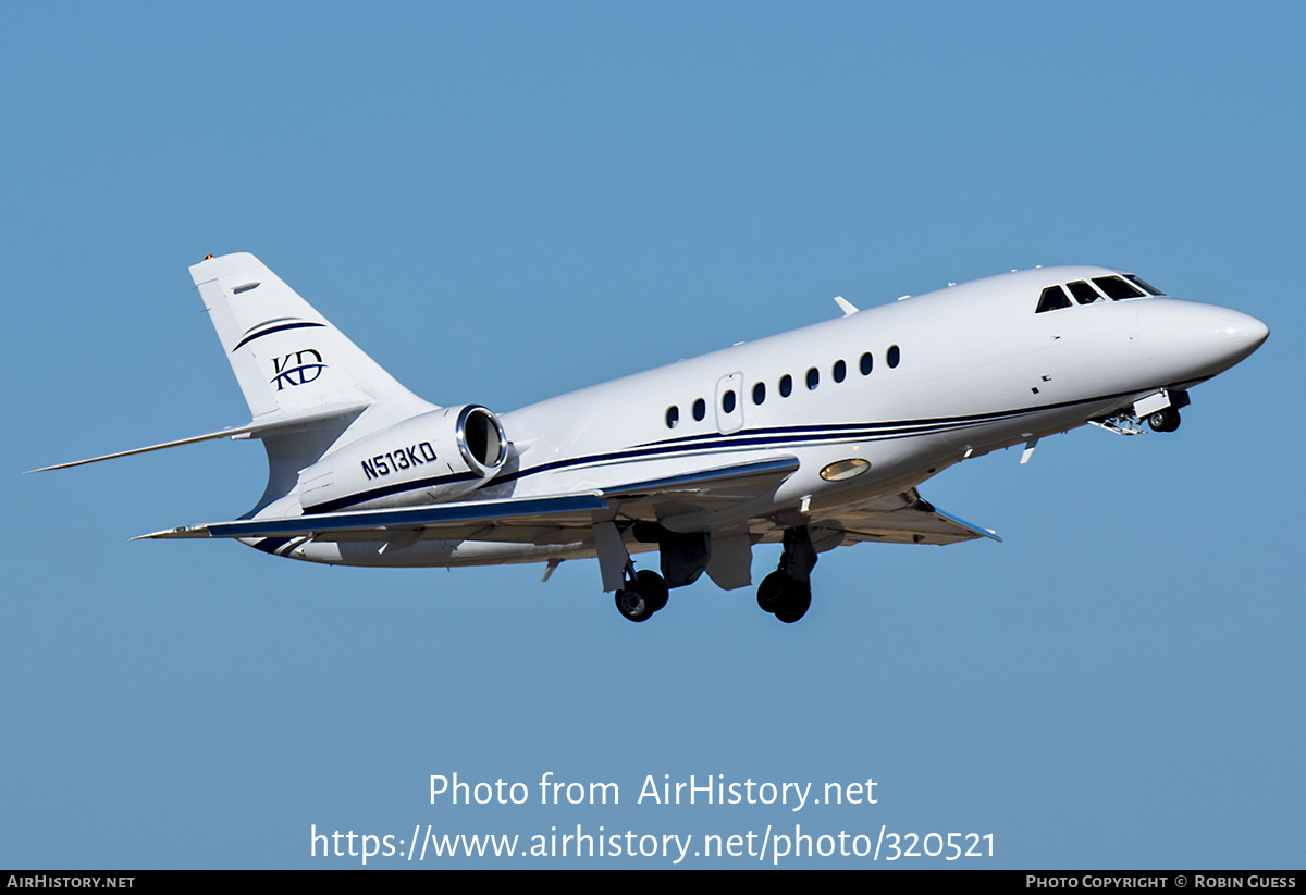 Aircraft Photo of N513KD | Dassault Falcon 2000 | AirHistory.net #320521