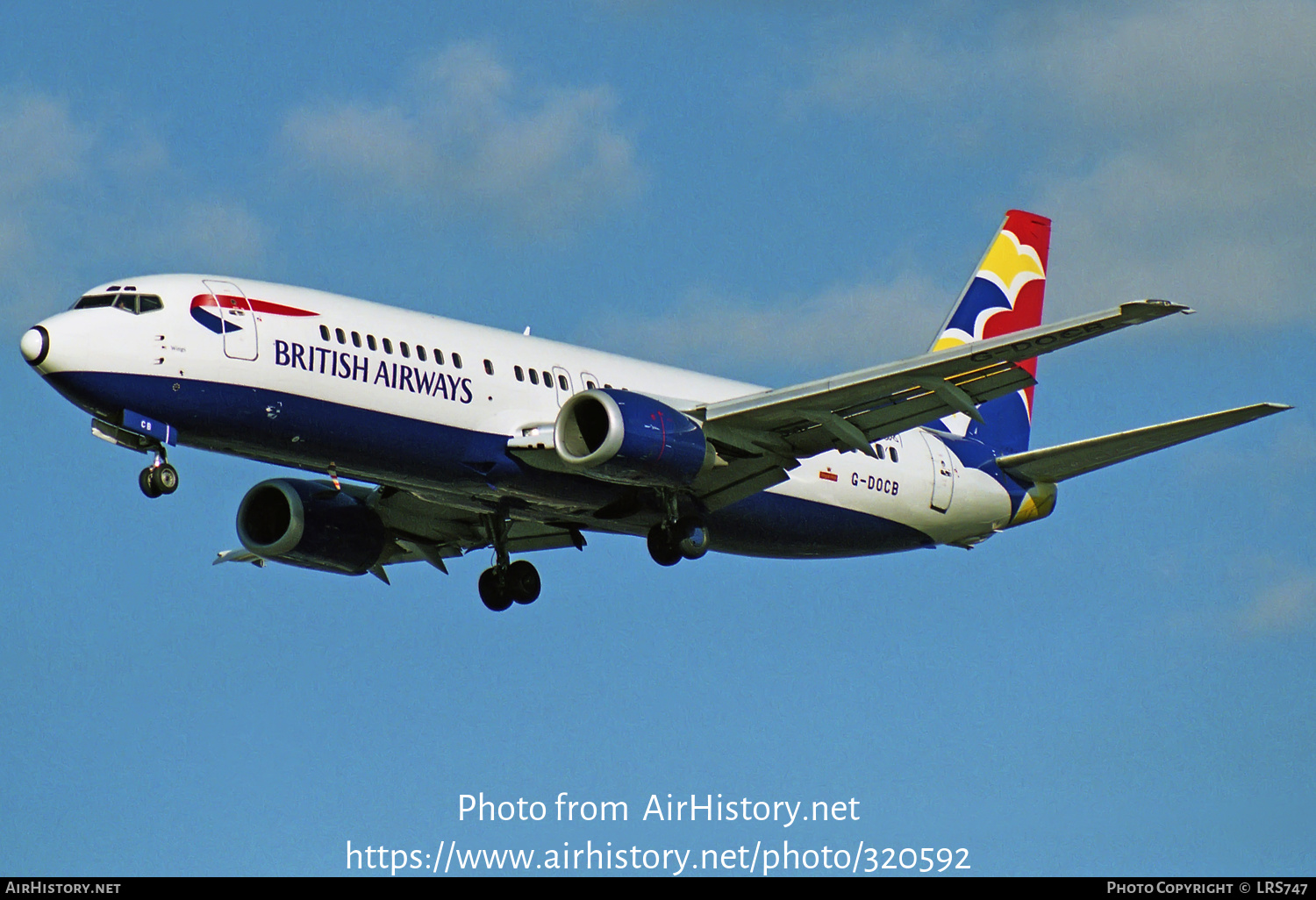 Aircraft Photo of G-DOCB | Boeing 737-436 | British Airways | AirHistory.net #320592