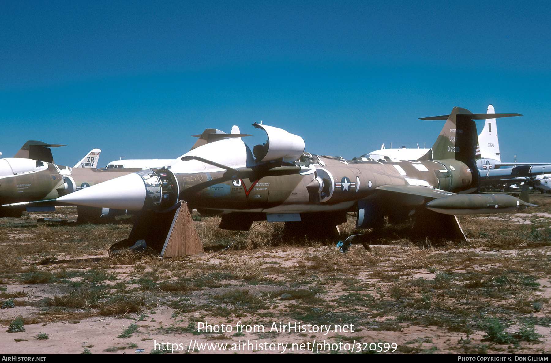 Aircraft Photo of 57-1320 / 0-71320 | Lockheed F-104D Starfighter | USA - Air Force | AirHistory.net #320599