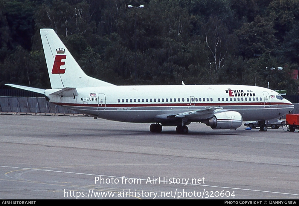 Aircraft Photo of G-EURR | Boeing 737-3L9 | Berlin European UK | AirHistory.net #320604