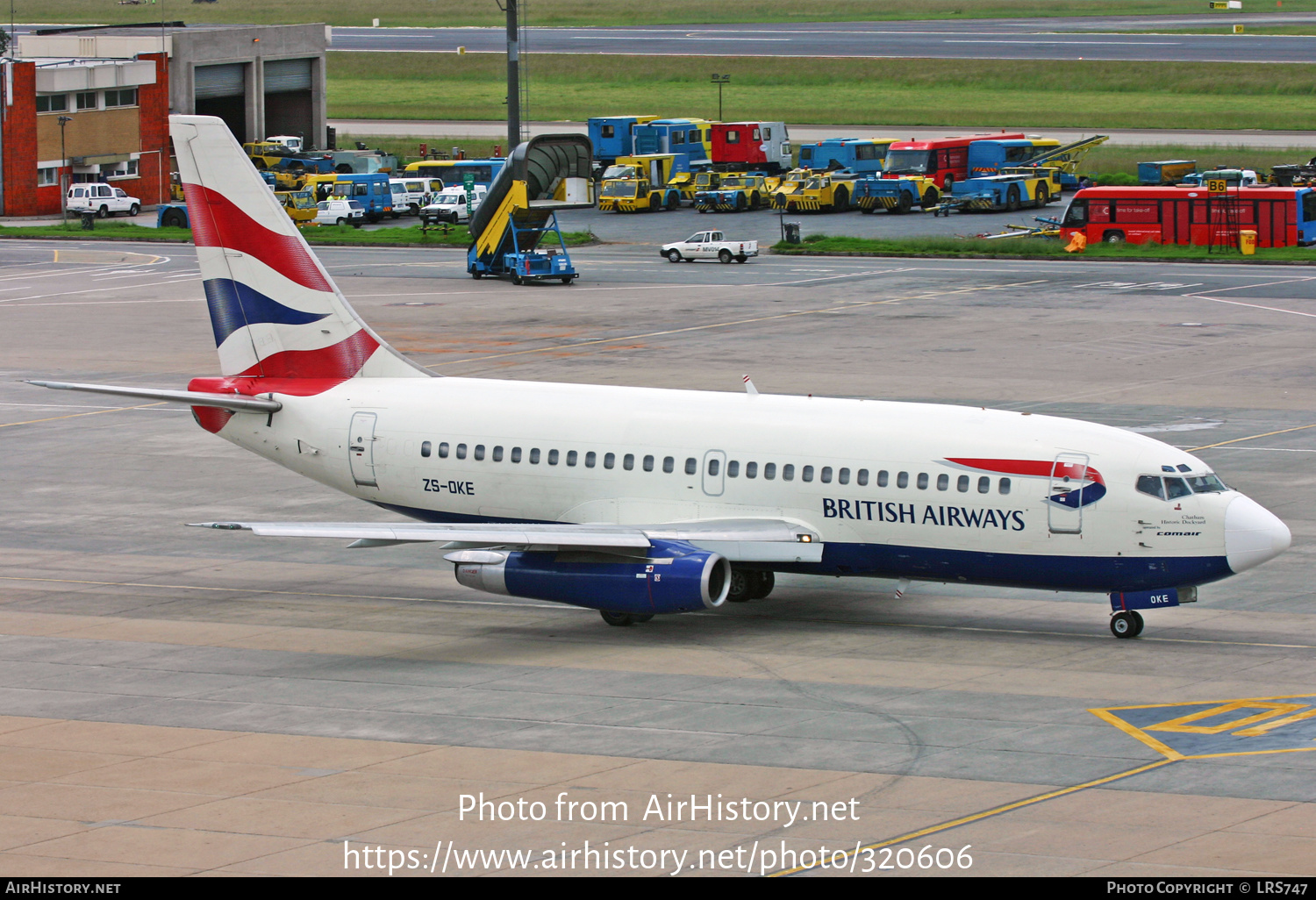 Aircraft Photo of ZS-OKE | Boeing 737-236/Adv | British Airways | AirHistory.net #320606