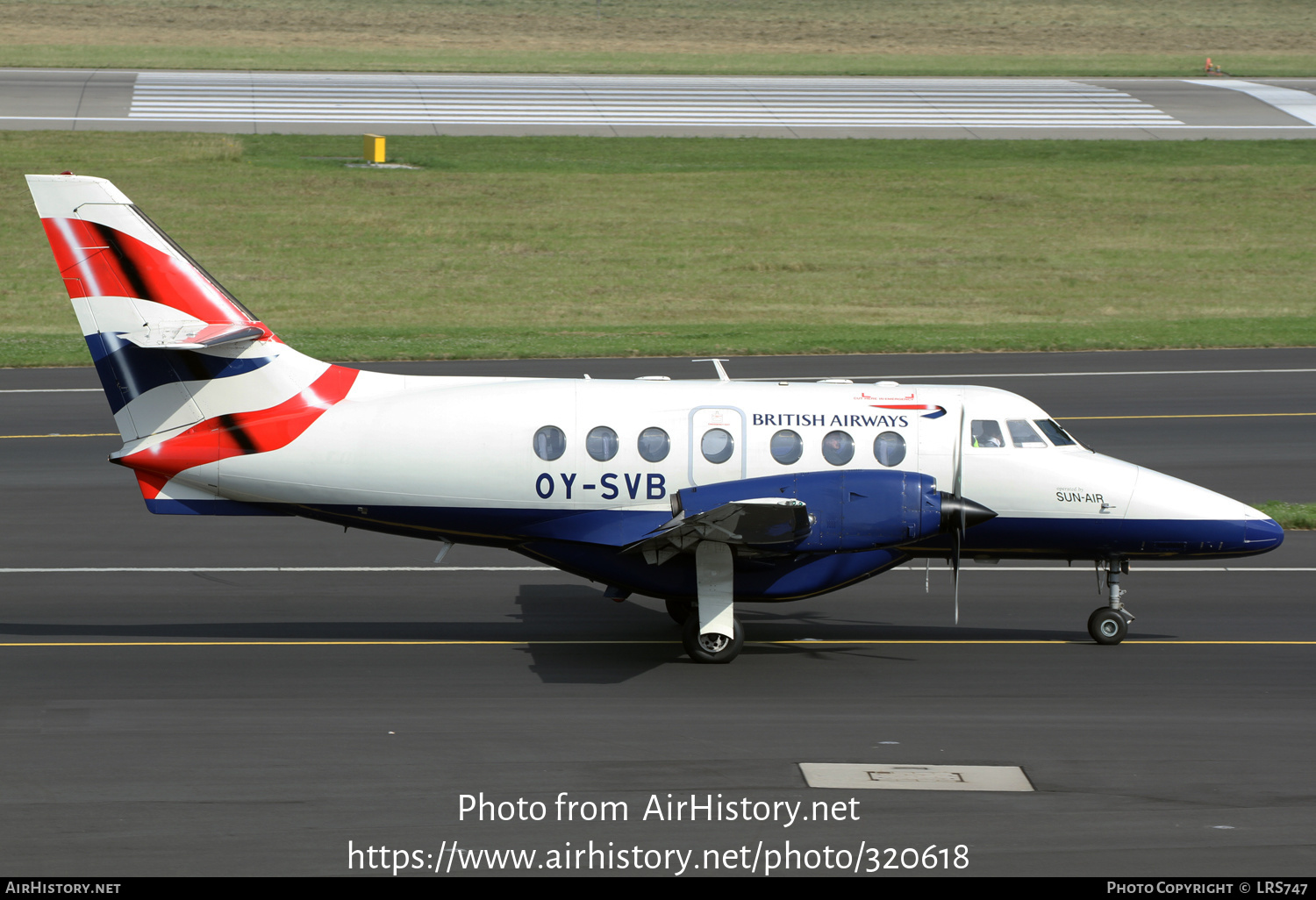 Aircraft Photo of OY-SVB | British Aerospace BAe-3217 Jetstream Super 31 | British Airways | AirHistory.net #320618