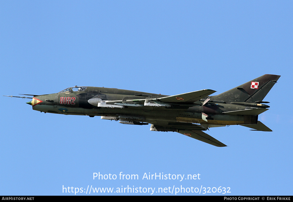 Aircraft Photo of 8102 | Sukhoi Su-22M4 | Poland - Air Force | AirHistory.net #320632