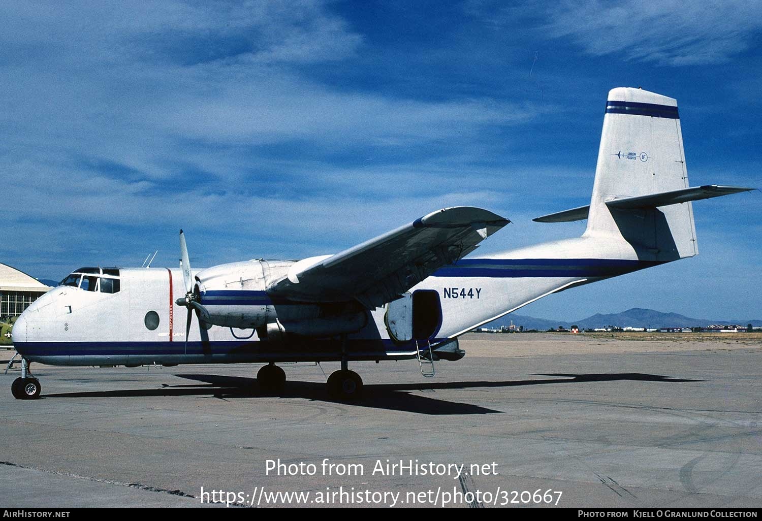 Aircraft Photo of N544Y | De Havilland Canada DHC-4A Caribou | Union Flights | AirHistory.net #320667