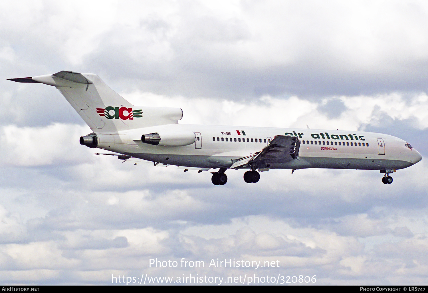 Aircraft Photo of XA-SXO | Boeing 727-247/Adv | Air Atlantic Dominicana | AirHistory.net #320806