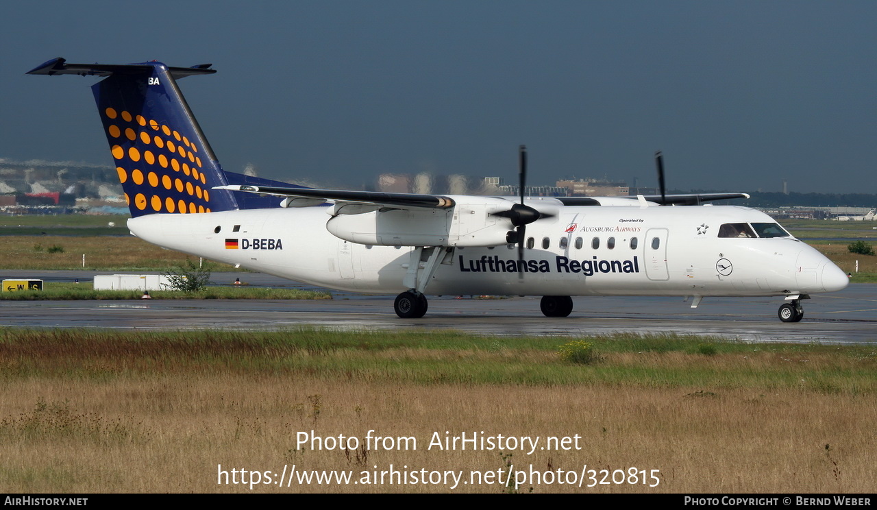 Aircraft Photo of D-BEBA | Bombardier DHC-8-314Q Dash 8 | Lufthansa Regional | AirHistory.net #320815