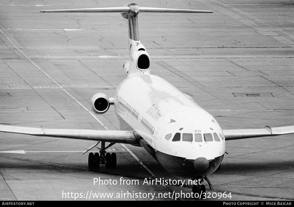 Aircraft Photo of G-AWZO | Hawker Siddeley HS-121 Trident 3B | British Airways | AirHistory.net #320964