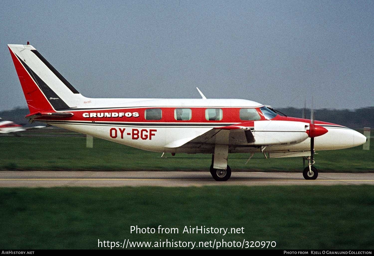 Aircraft Photo of OY-BGF | Piper PA-31P Pressurized Navajo | Grundfos | AirHistory.net #320970