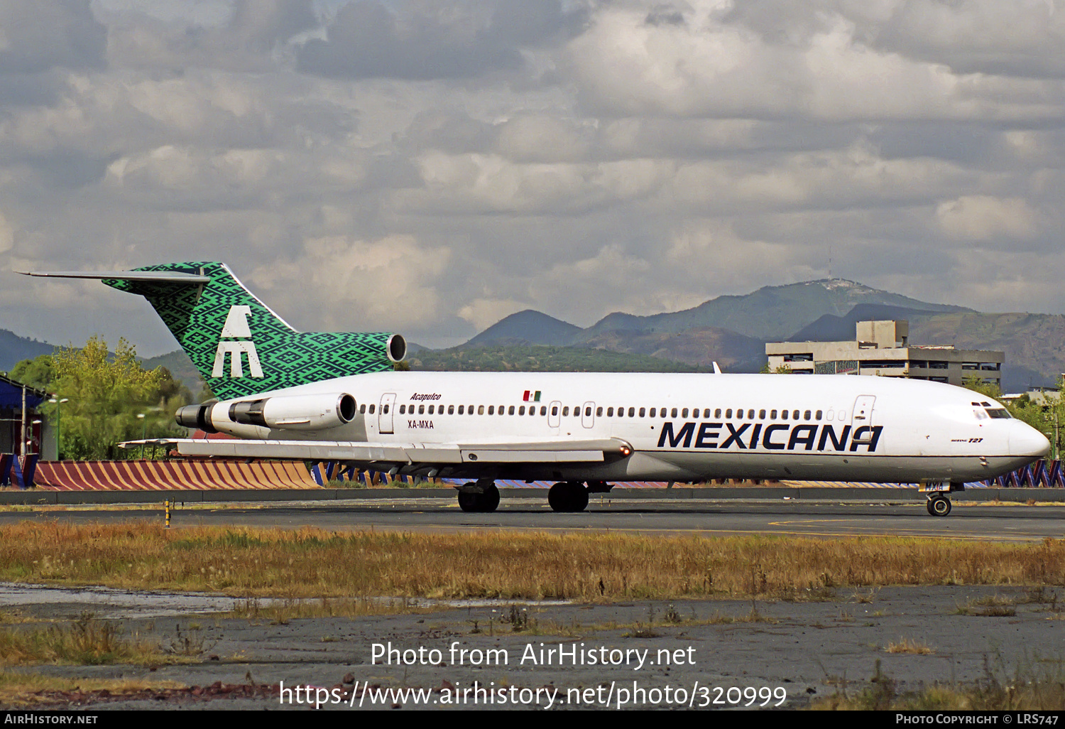 Aircraft Photo of XA-MXA | Boeing 727-264/Adv | Mexicana | AirHistory.net #320999