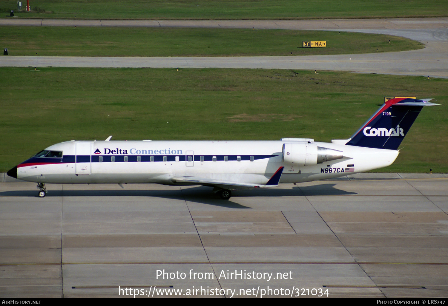 Aircraft Photo of N987CA | Bombardier CRJ-100ER (CL-600-2B19) | Delta Connection | AirHistory.net #321034