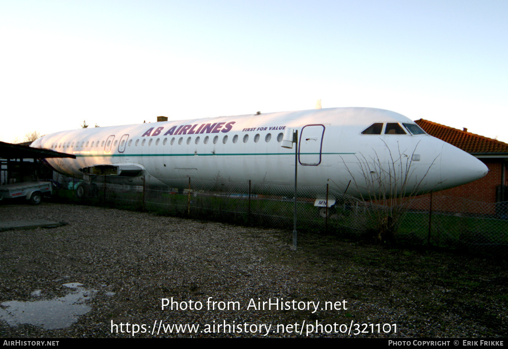 Aircraft Photo of G-AVMN | BAC 111-510ED One-Eleven | AB Airlines | AirHistory.net #321101