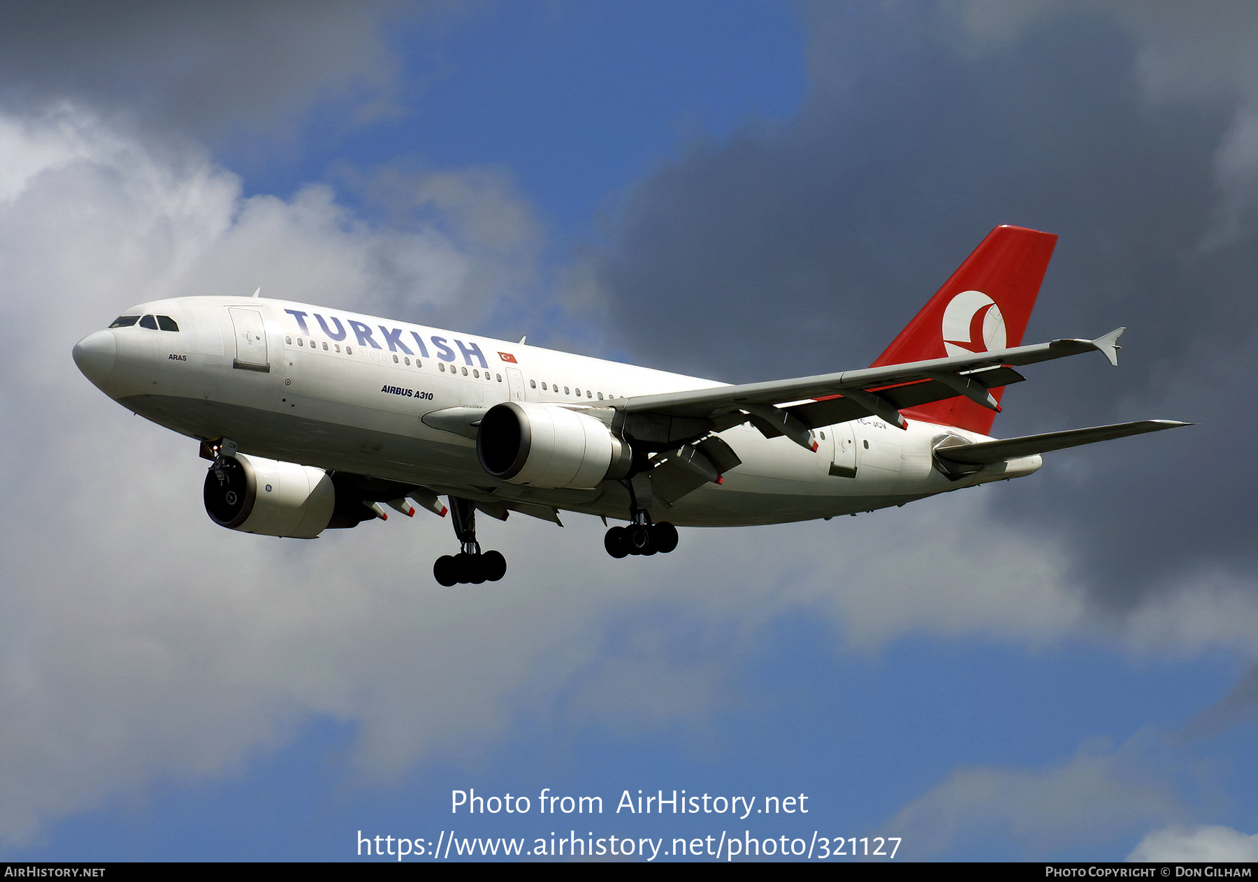 Aircraft Photo of TC-JCV | Airbus A310-304 | Turkish Airlines | AirHistory.net #321127