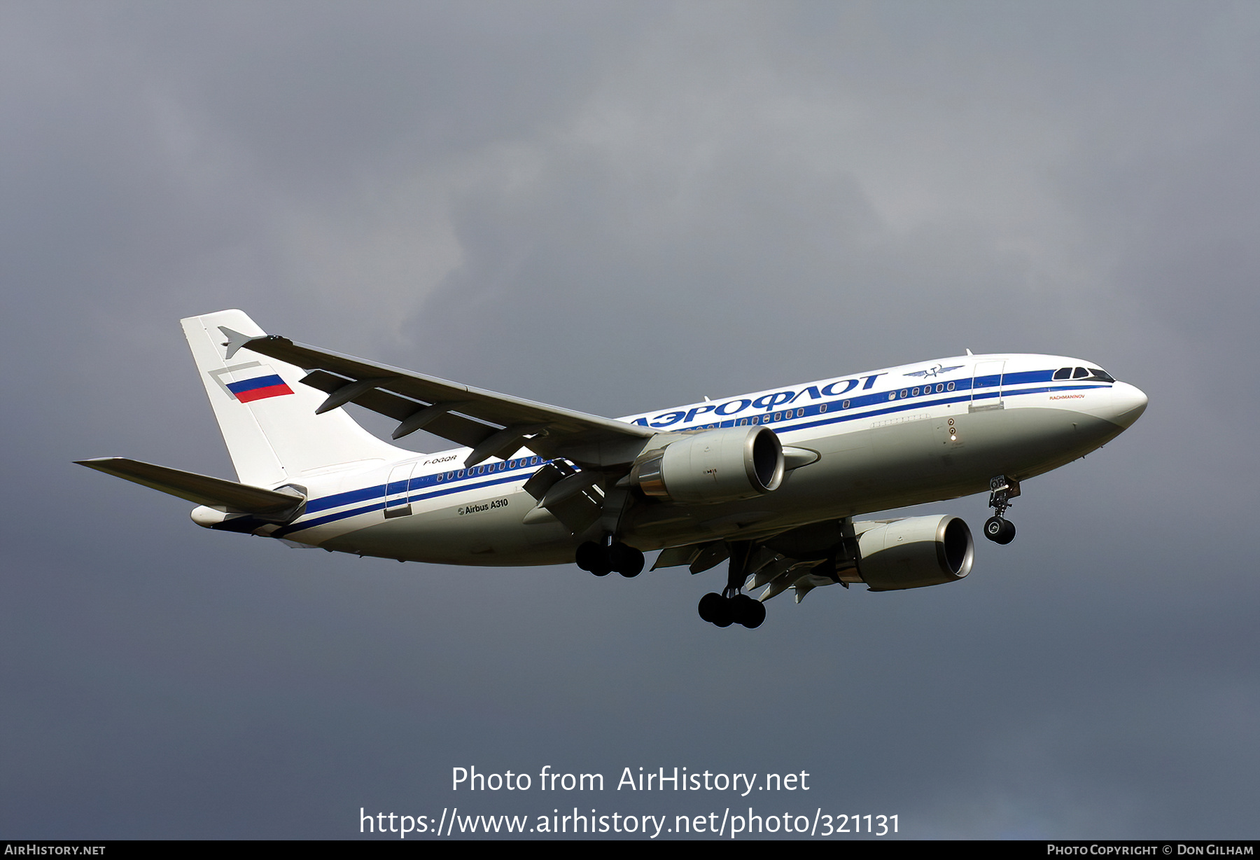 Aircraft Photo of F-OGQR | Airbus A310-308/ET | Aeroflot | AirHistory.net #321131