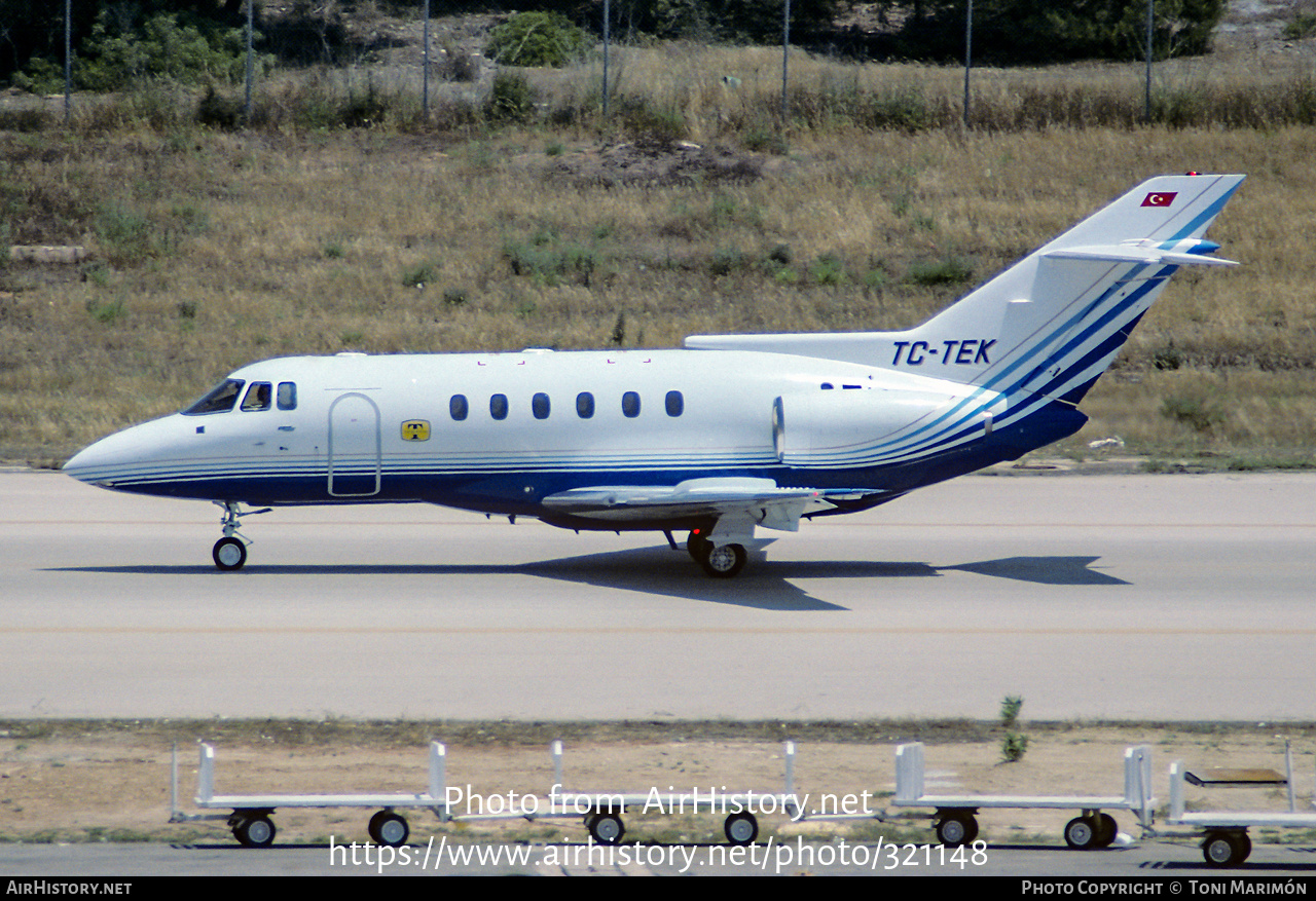 Aircraft Photo of TC-TEK | British Aerospace BAe-125-800A | AirHistory.net #321148