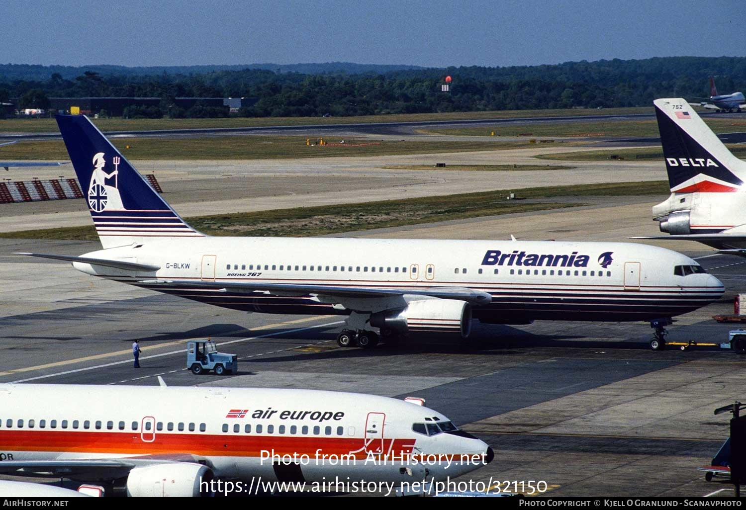 Aircraft Photo of G-BLKW | Boeing 767-204(ER) | Britannia Airways | AirHistory.net #321150