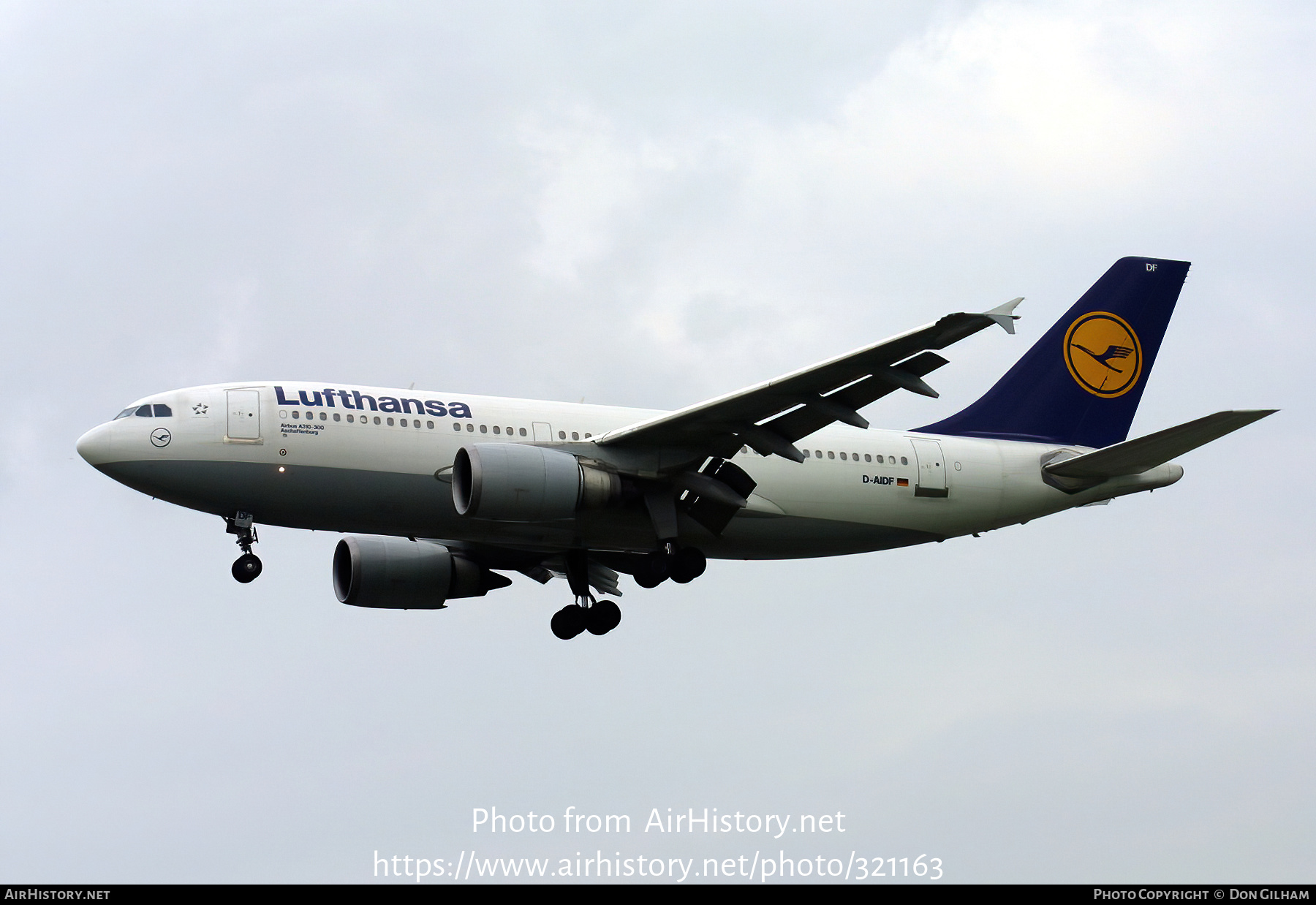 Aircraft Photo of D-AIDF | Airbus A310-304 | Lufthansa | AirHistory.net #321163