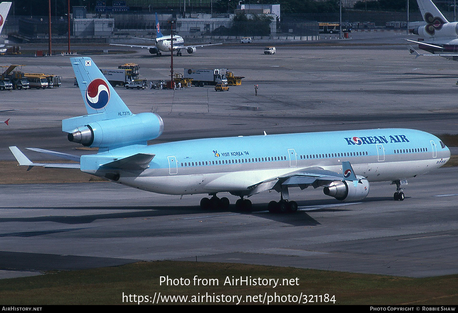 Aircraft Photo of HL7375 | McDonnell Douglas MD-11 | Korean Air | AirHistory.net #321184