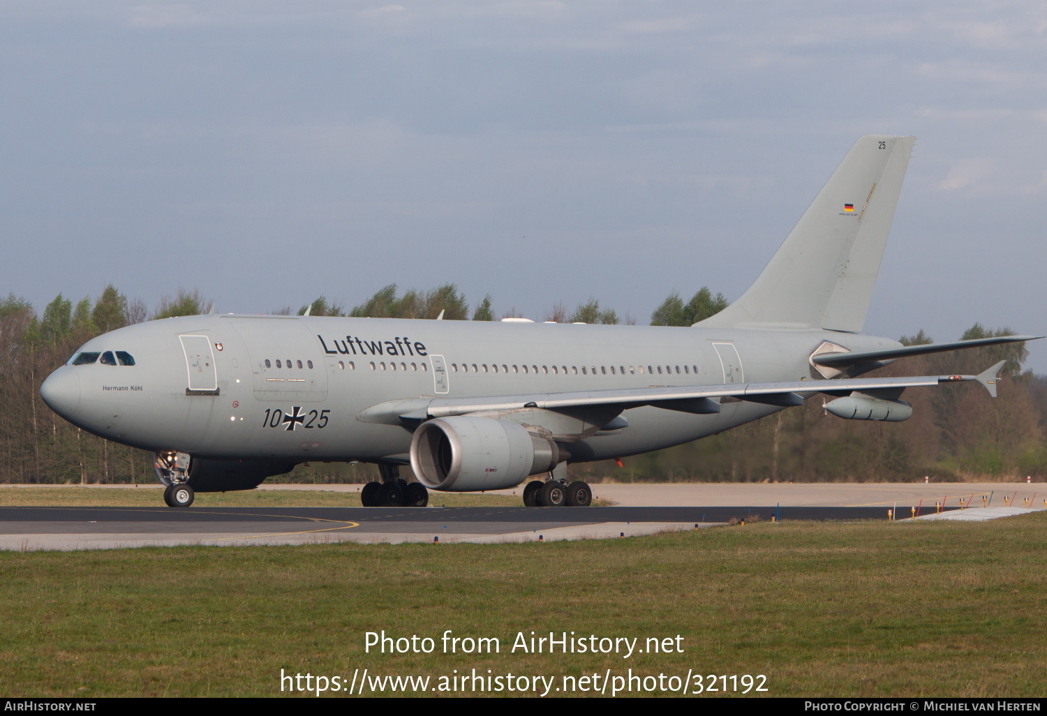 Aircraft Photo of 1025 | Airbus A310-304/MRTT | Germany - Air Force | AirHistory.net #321192