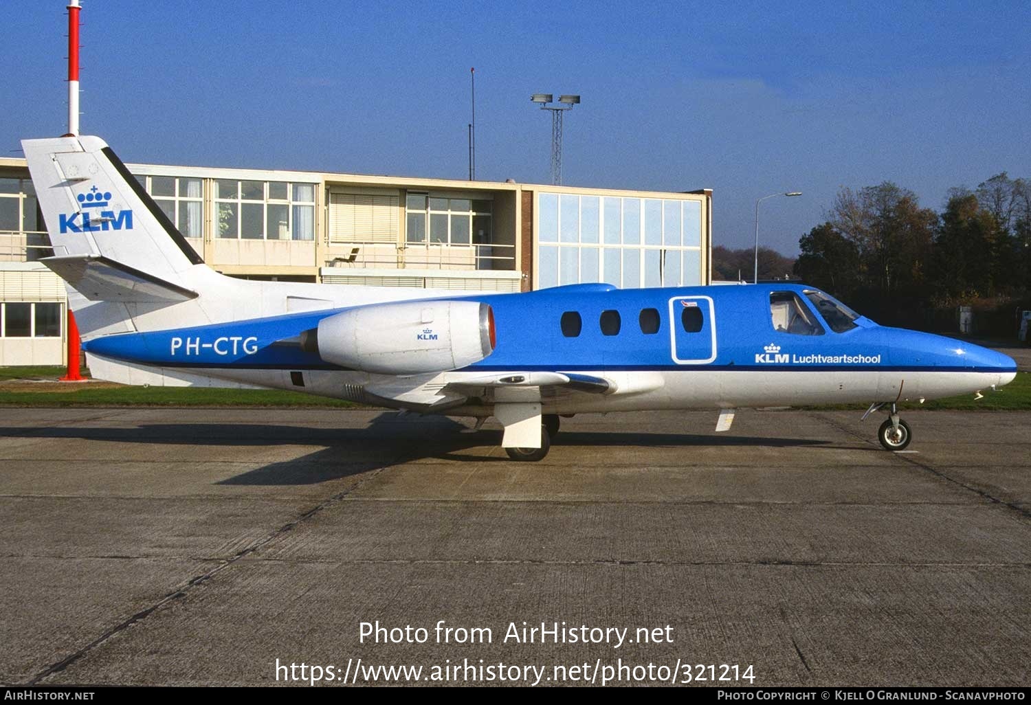 Aircraft Photo of PH-CTG | Cessna 500 Citation | KLM Luchtvaartschool | AirHistory.net #321214