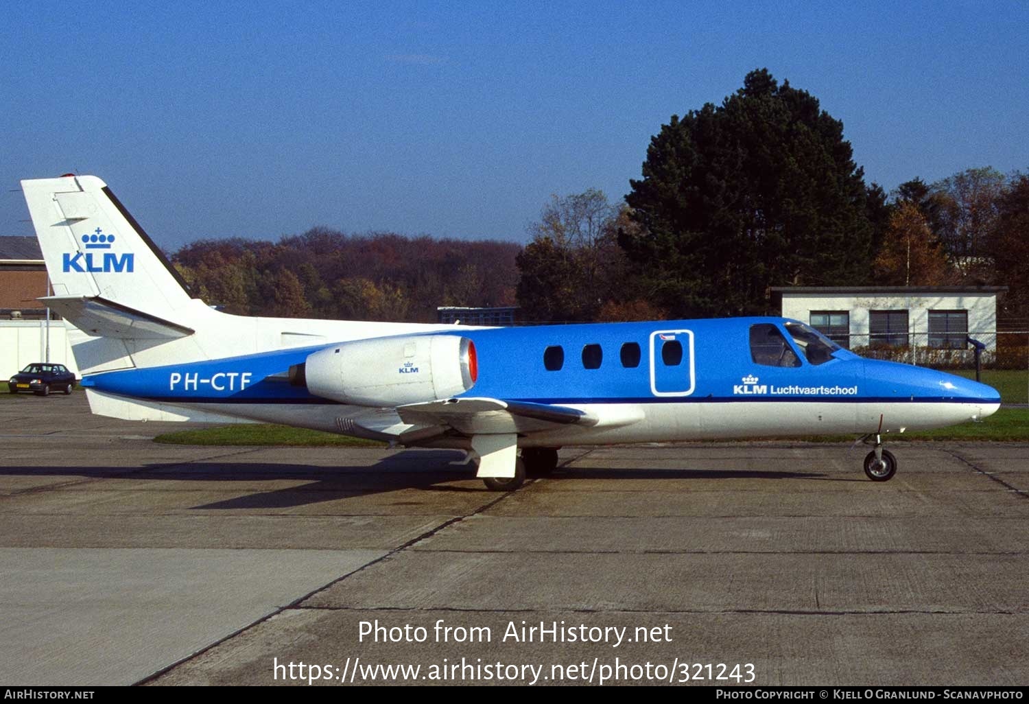 Aircraft Photo of PH-CTF | Cessna 500 Citation | KLM Luchtvaartschool | AirHistory.net #321243