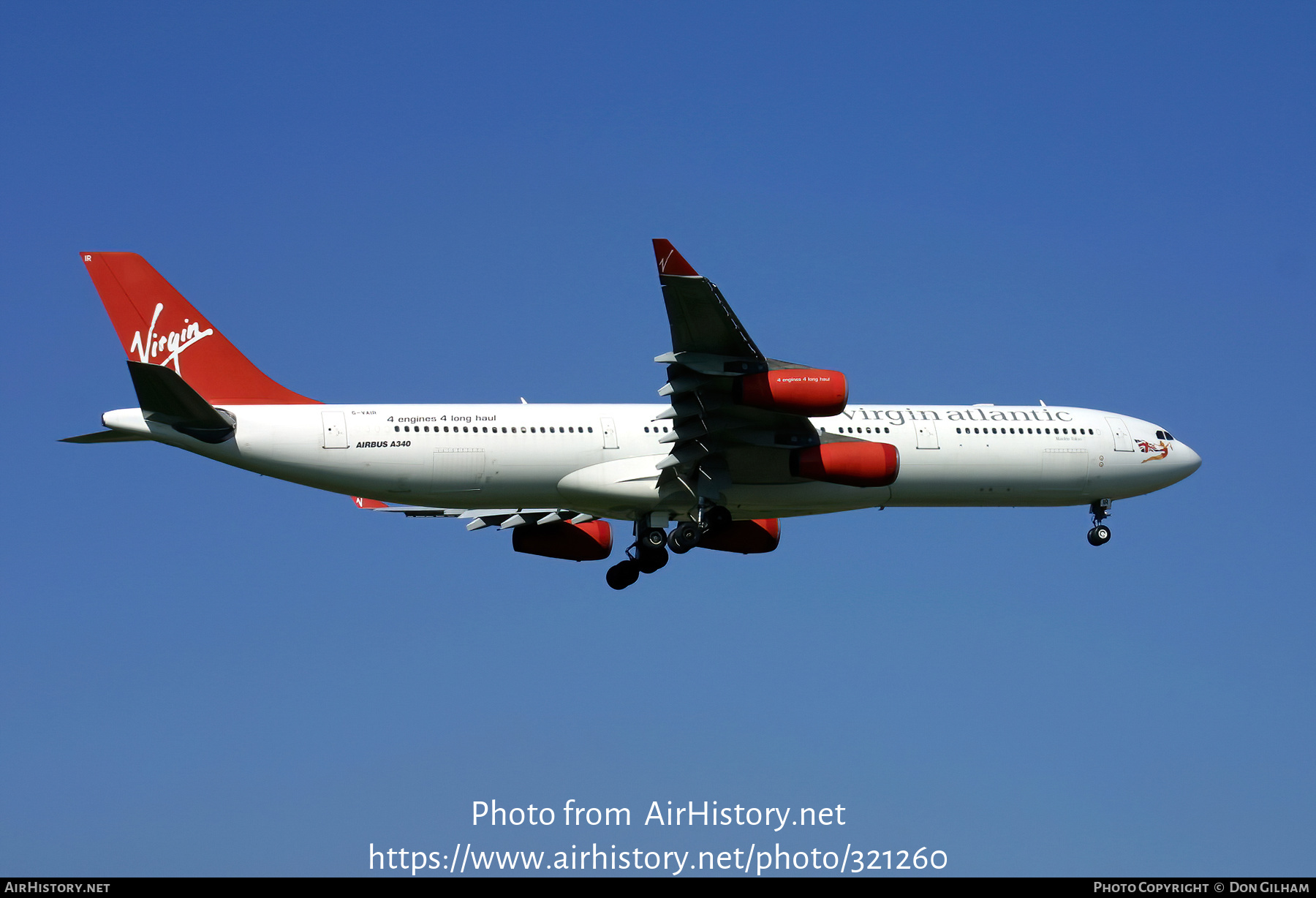 Aircraft Photo of G-VAIR | Airbus A340-313X | Virgin Atlantic Airways | AirHistory.net #321260