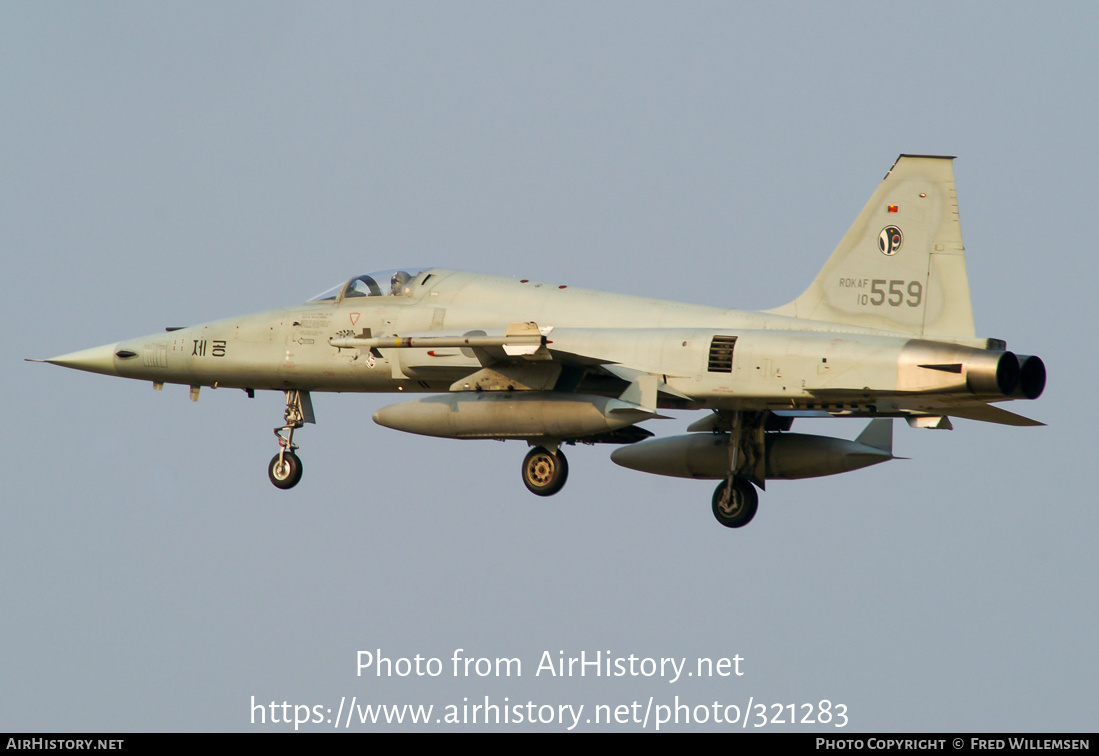 Aircraft Photo of 10-559 | Northrop KF-5E Jegongho | South Korea - Air Force | AirHistory.net #321283